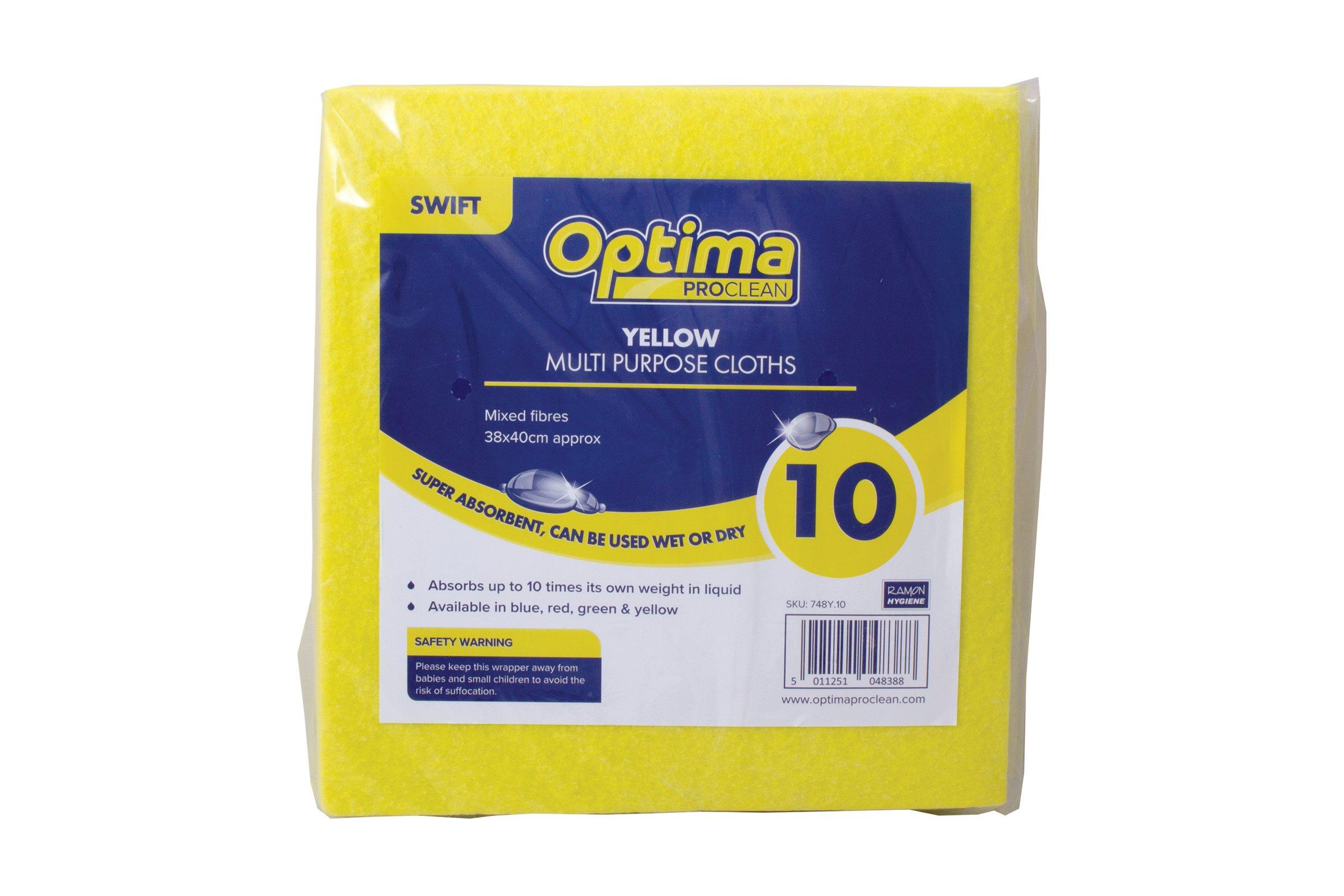 Yellow Mighty Wipe Cloths