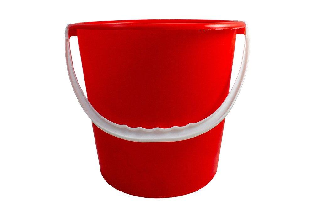 Red Plastic Bucket