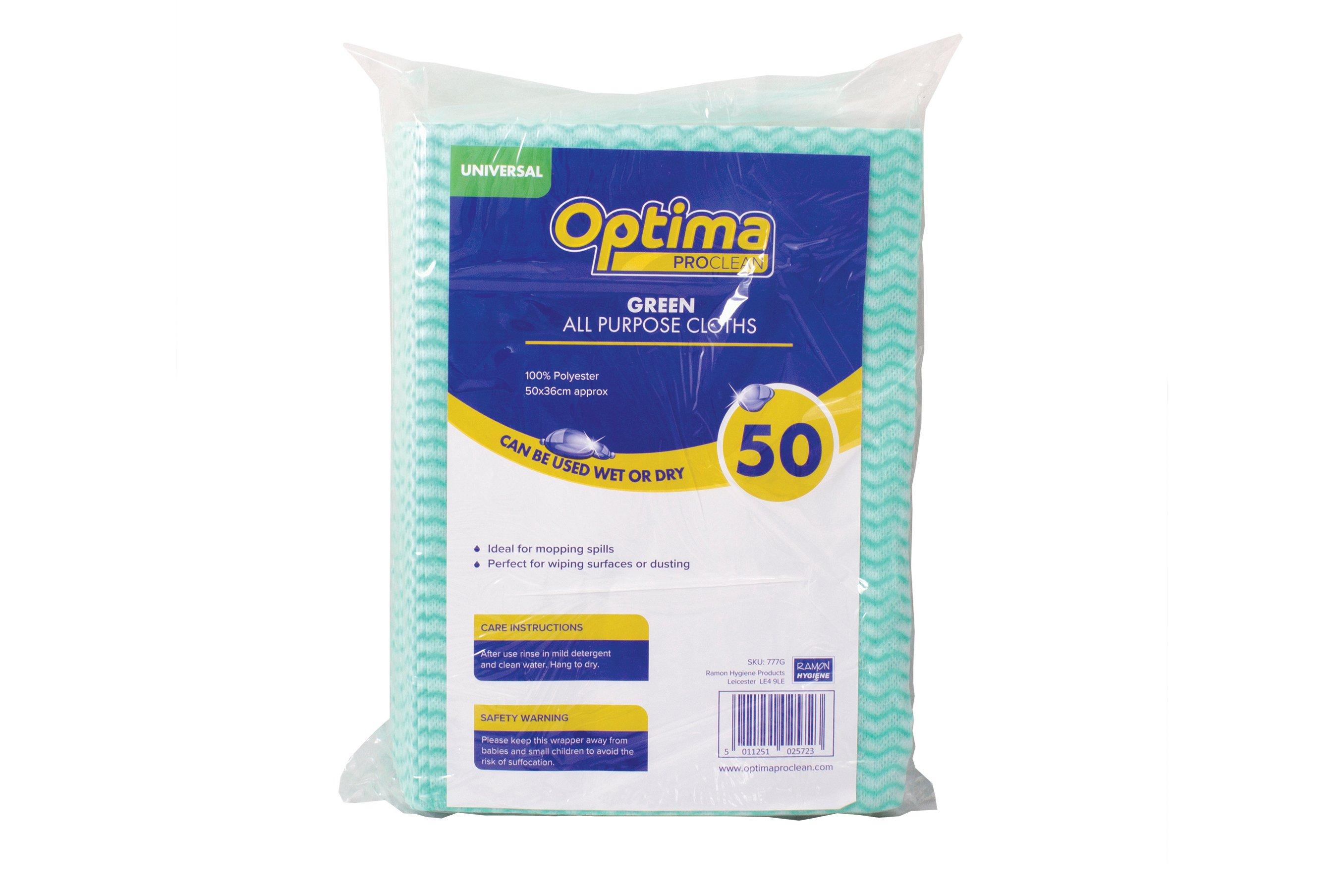 Green All Purpose Cleaning Cloths