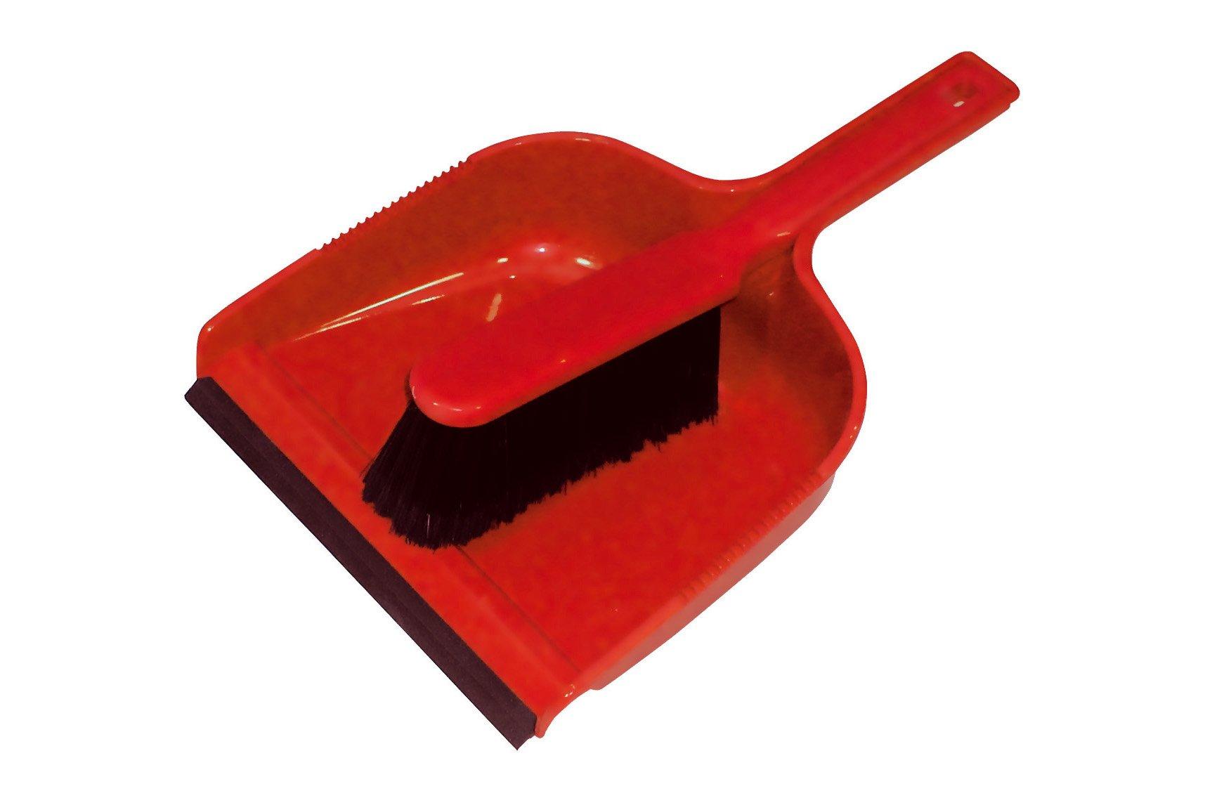 Red Dustpan & Brush