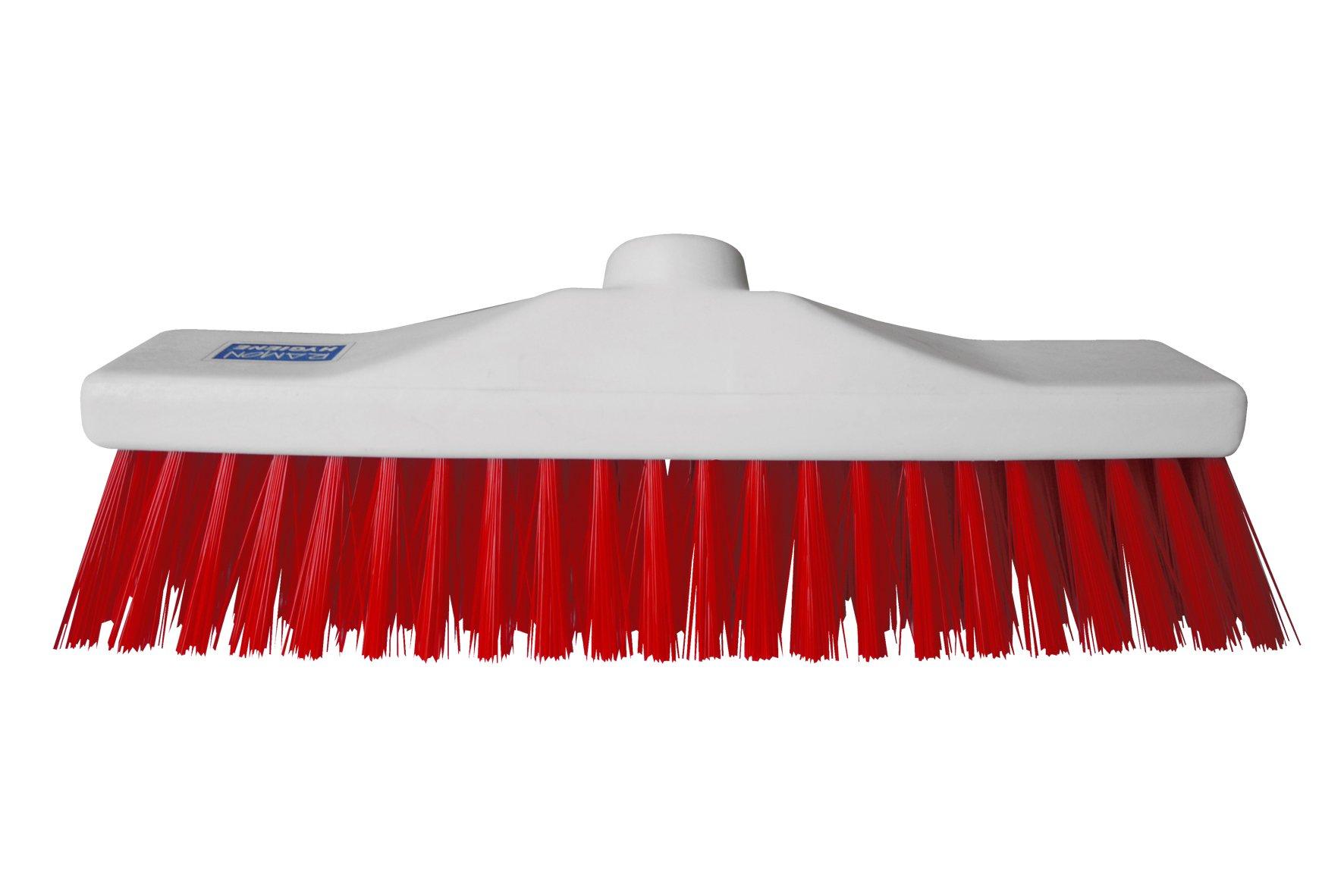 Red Hard Hygiene Broom Head 30cm