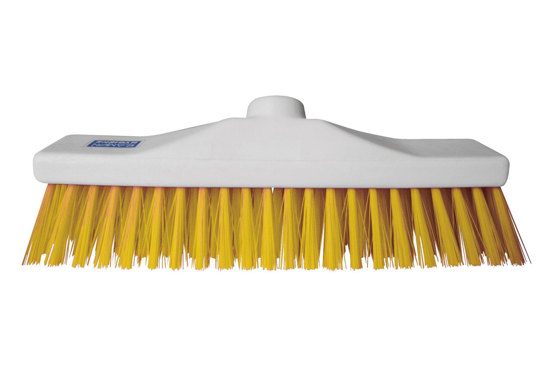 Yellow Hard Hygiene Broom Head 30cm
