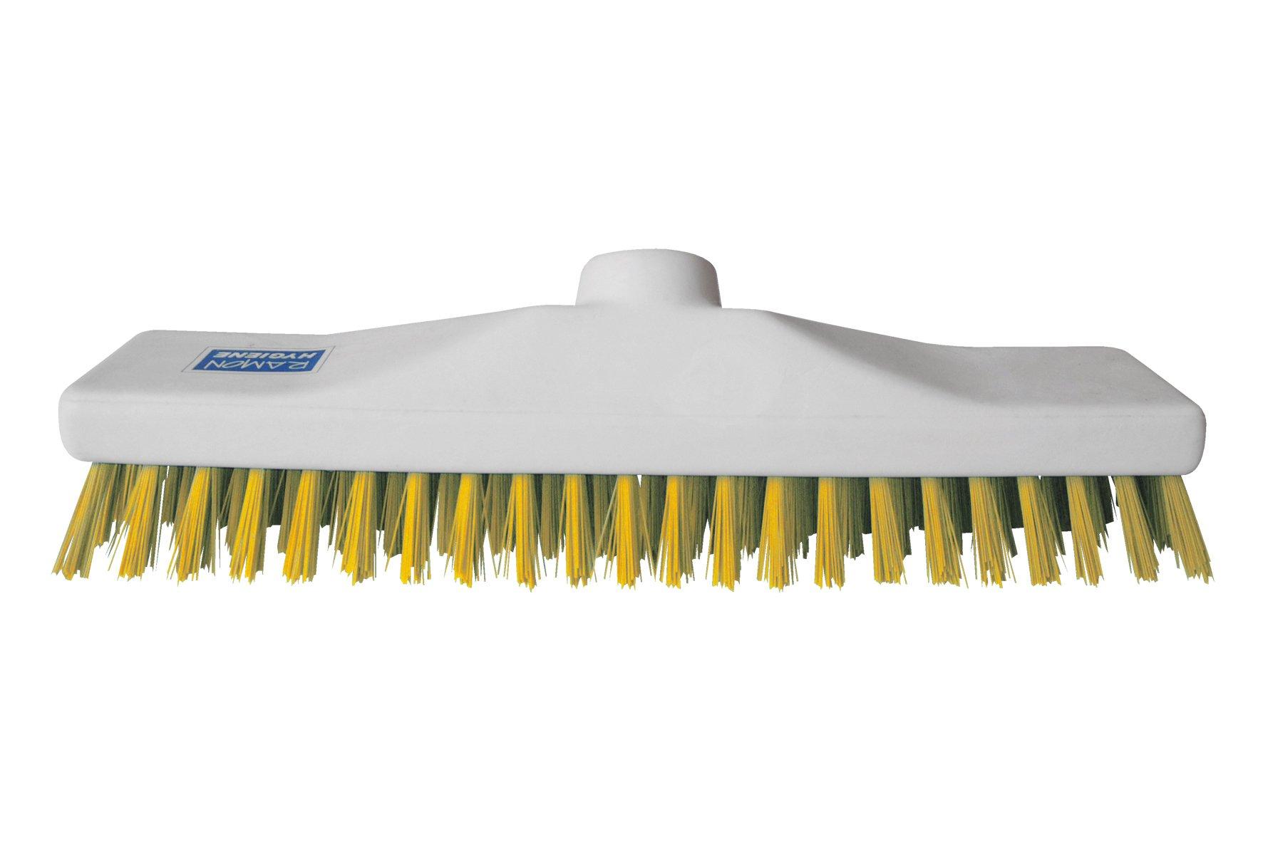Hygiene Deck Scrub Head 30cm Yellow