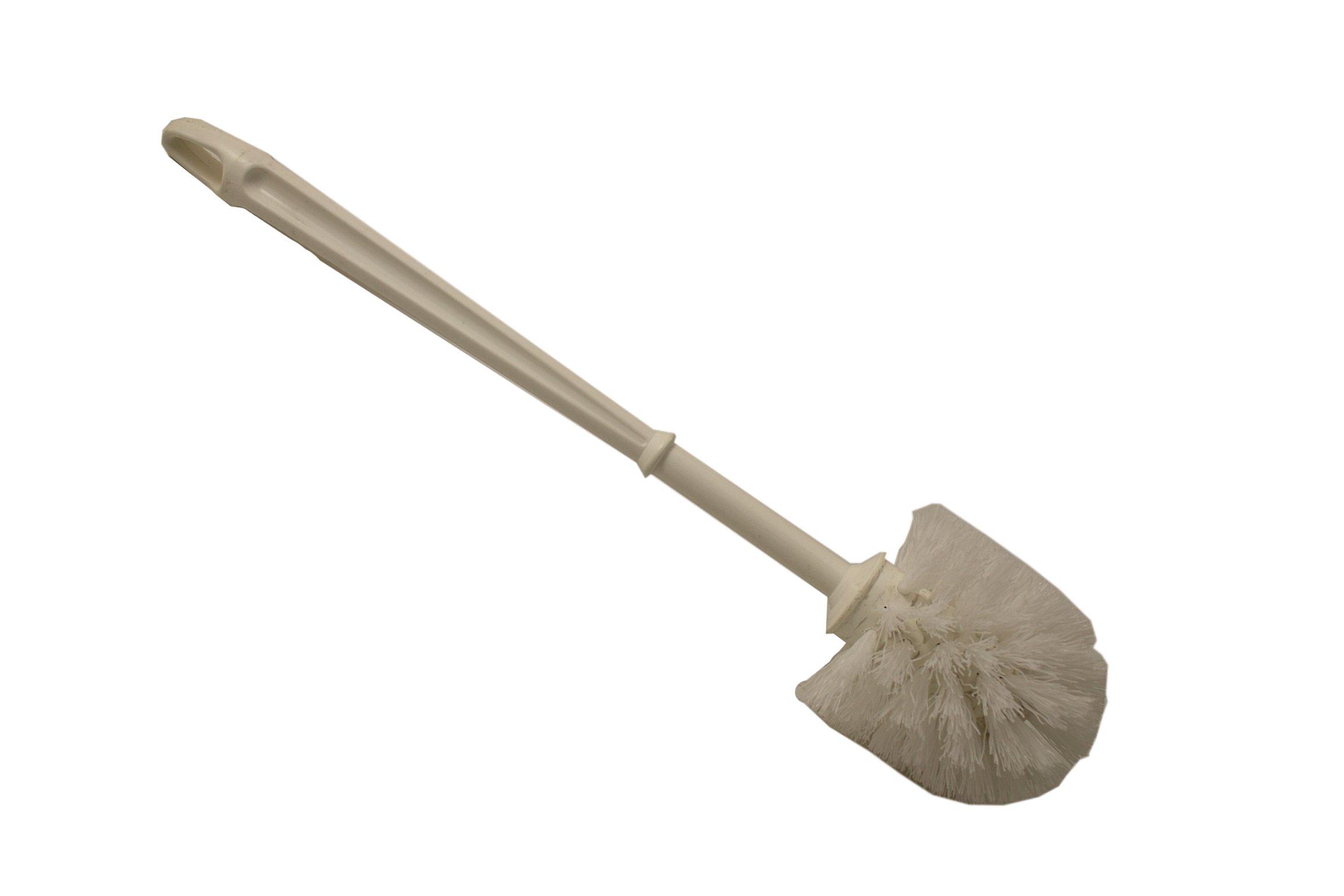 White Toilet Brush