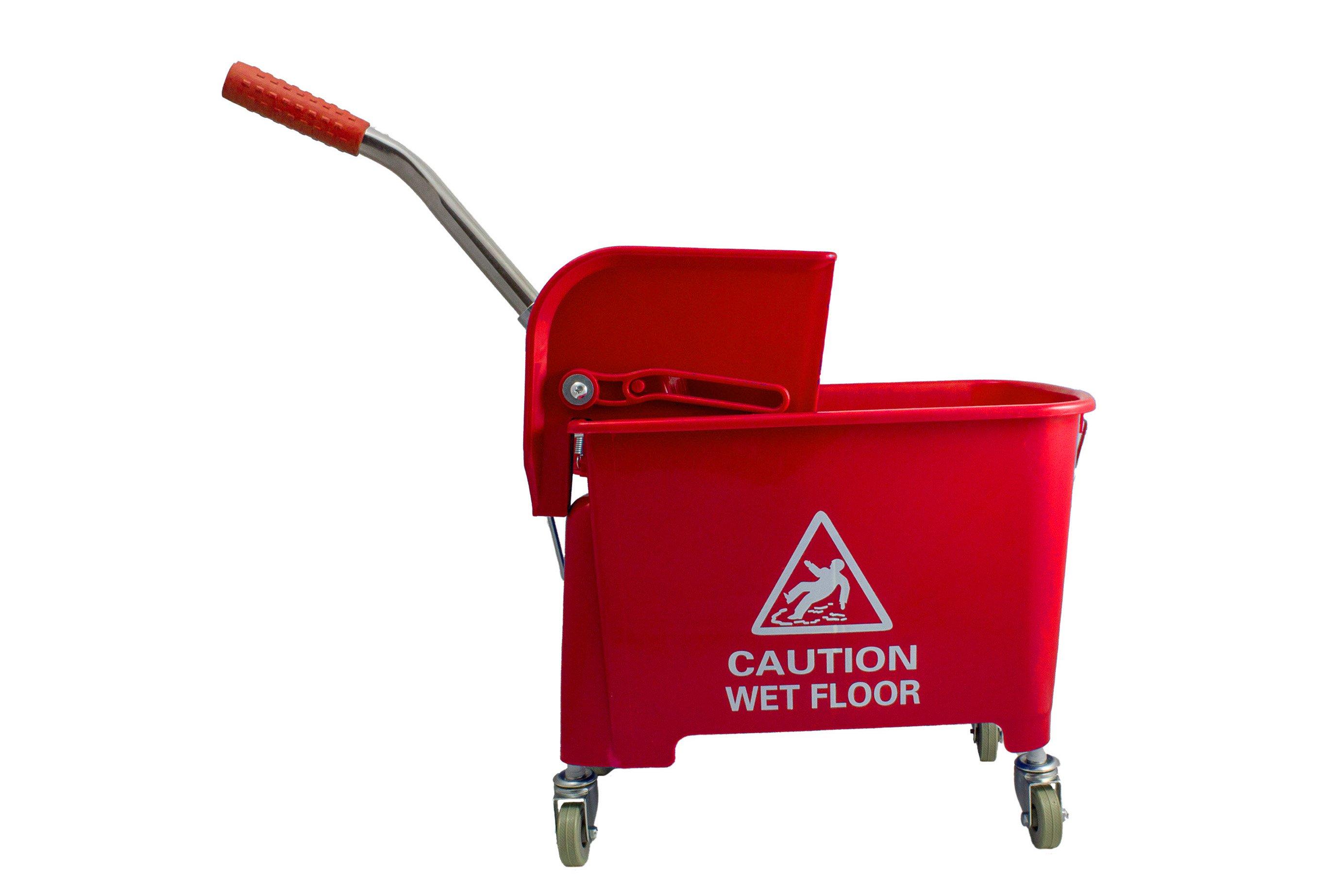 Red Rapid Bucket & Wringer 17ltr