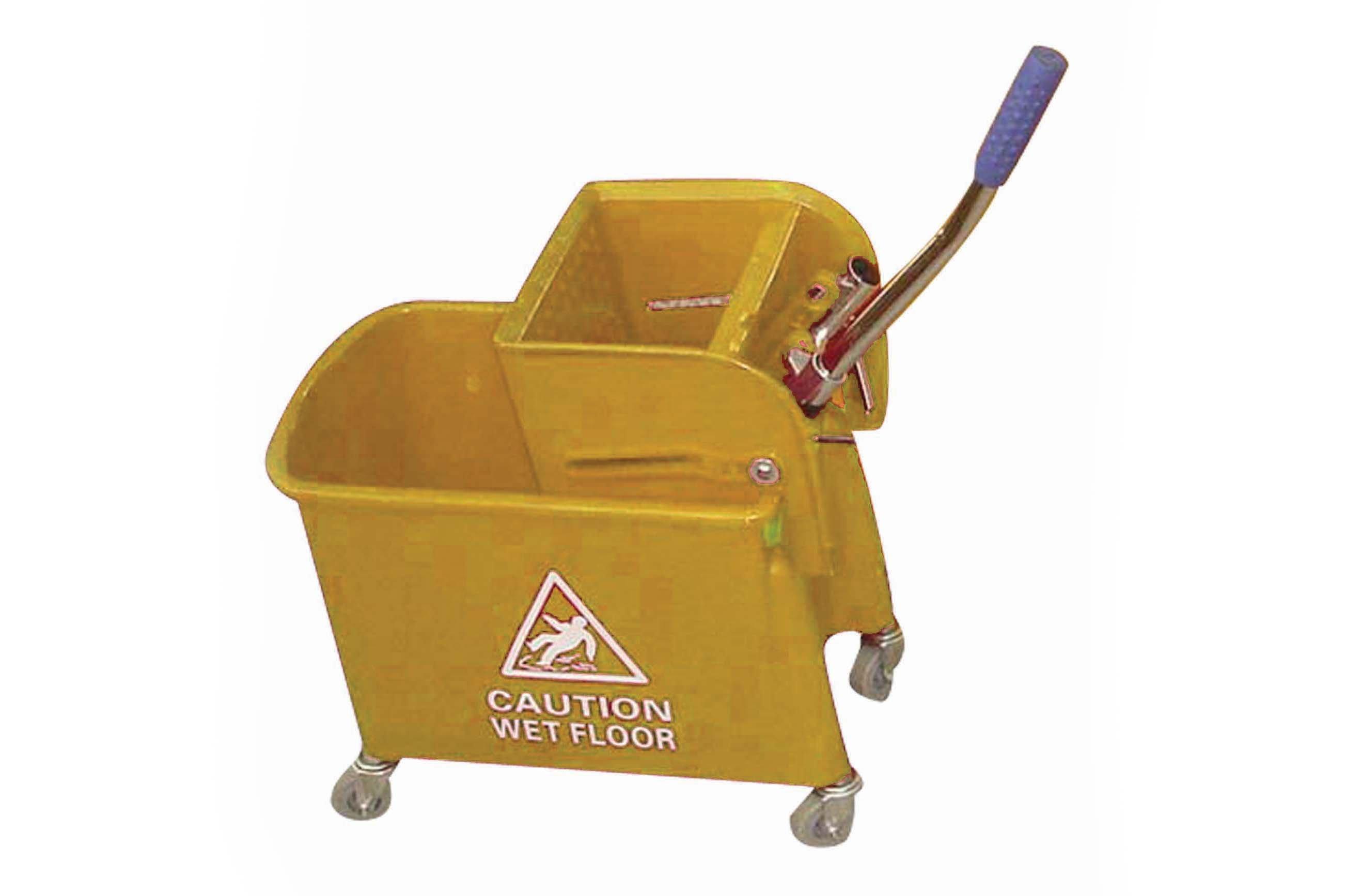 Yellow Rapid Bucket & Wringer 17ltr