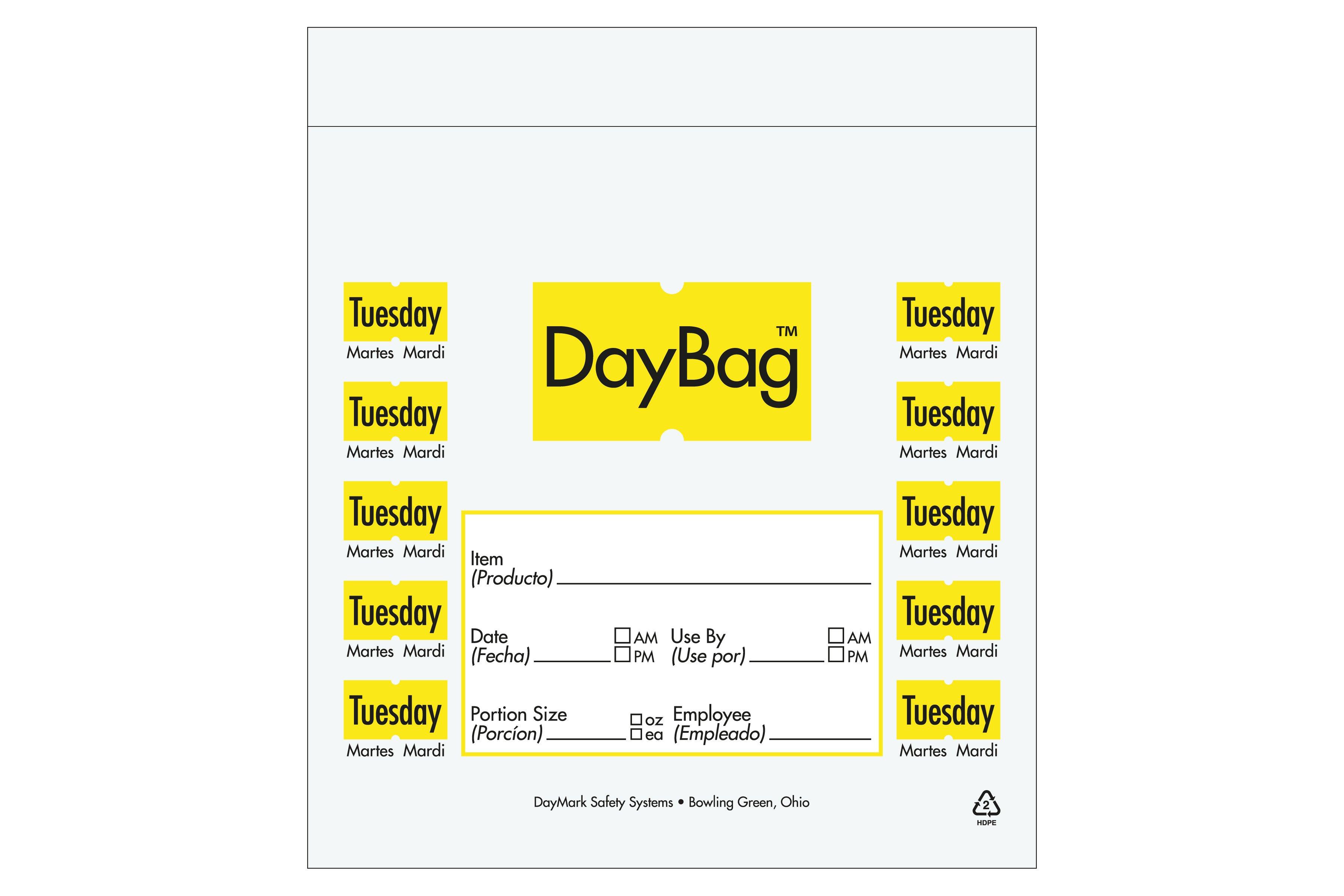 Yellow Portion Bag Tuesday