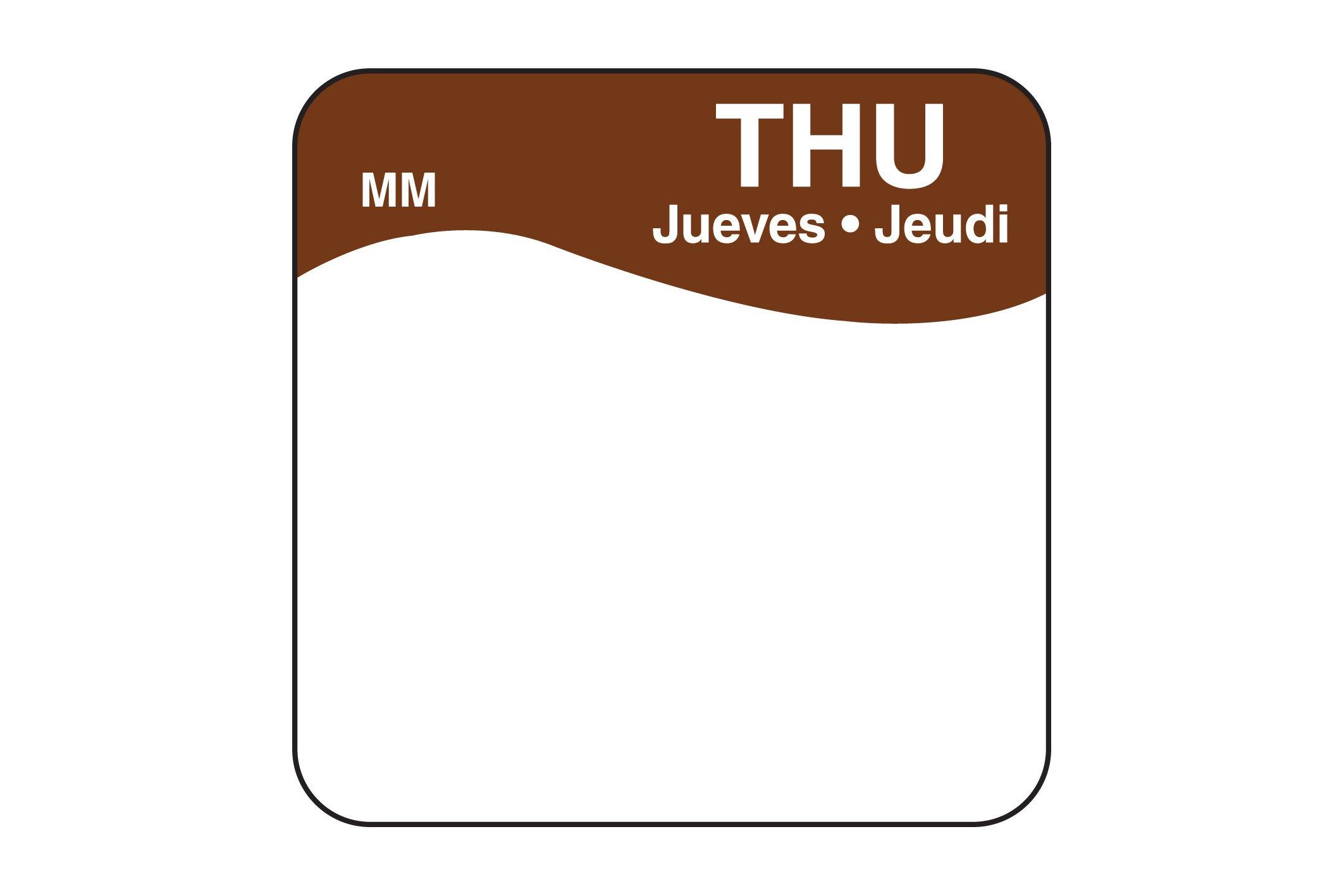 Thursday Roll Of 1000 Removable Labels
