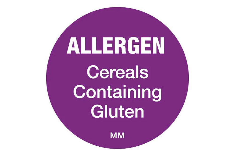 Allergen Label for Cereal