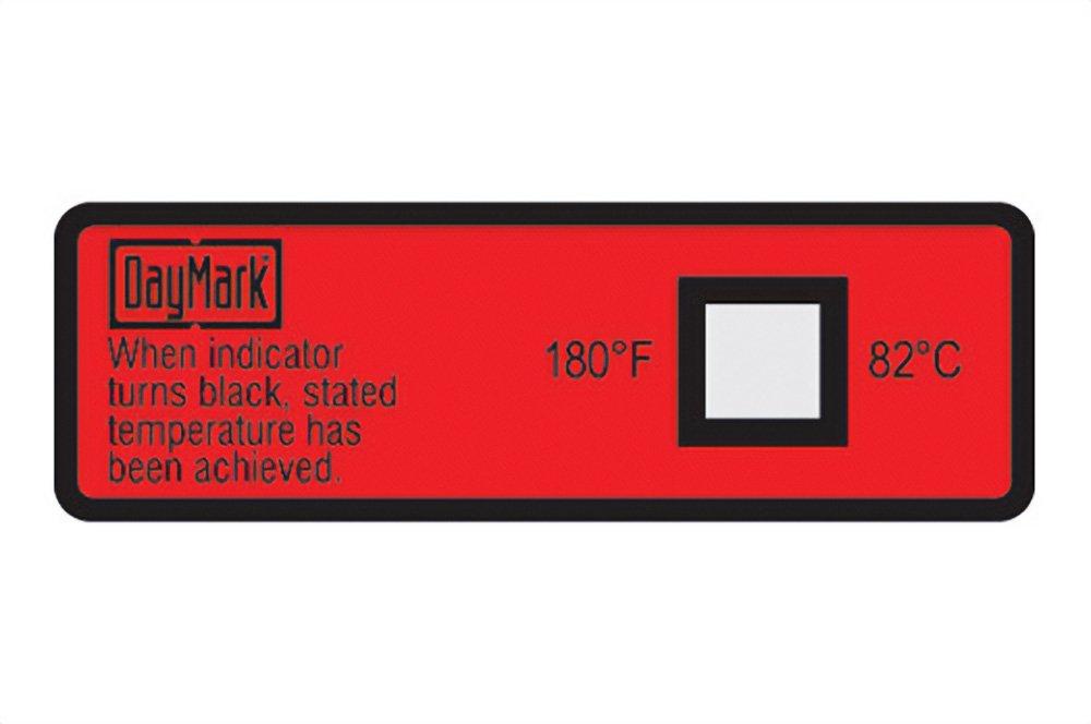 Three Temp Point Dishwasher Labels