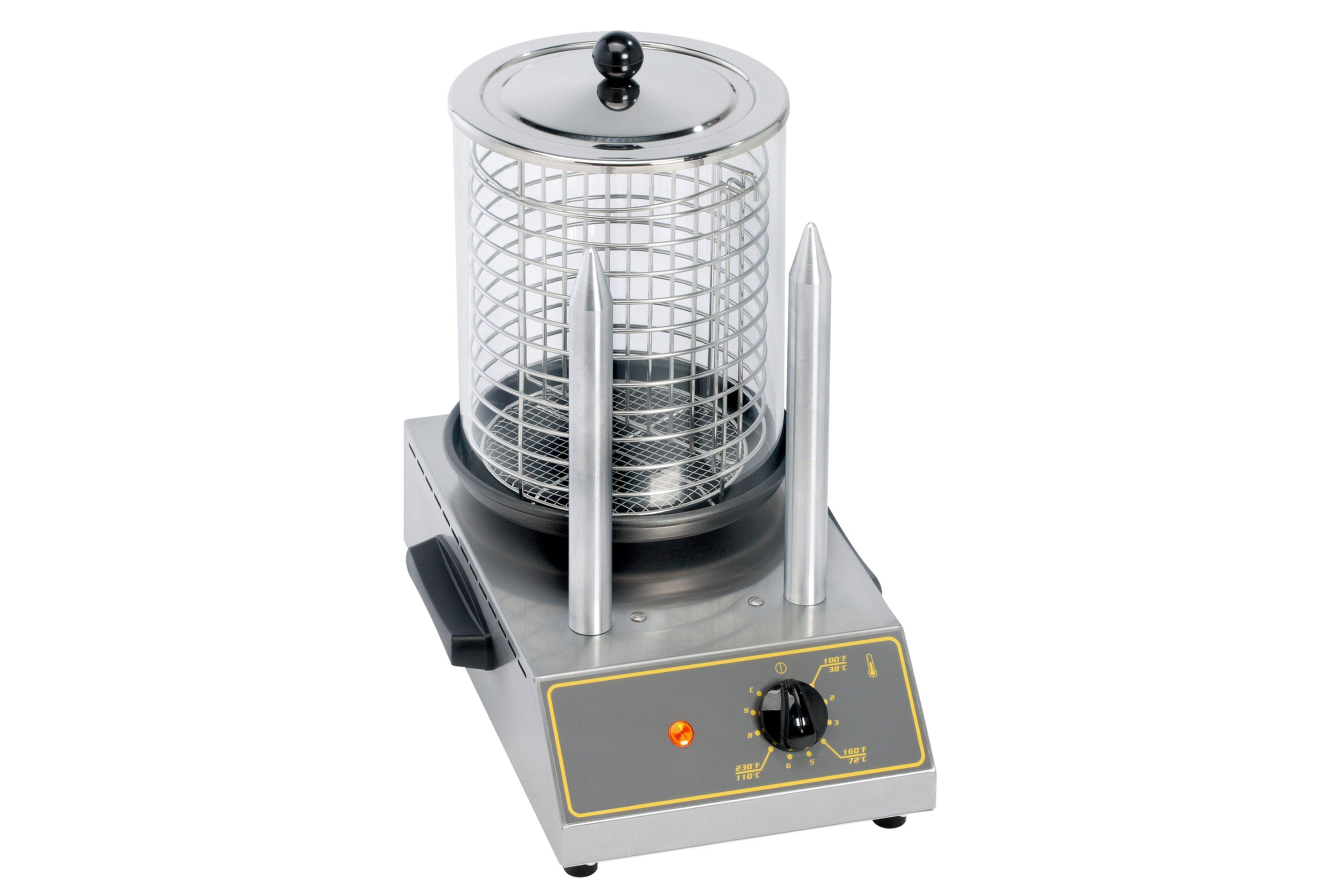 Roller Grill CS2E Hot Dog Steamer With Bun Spike