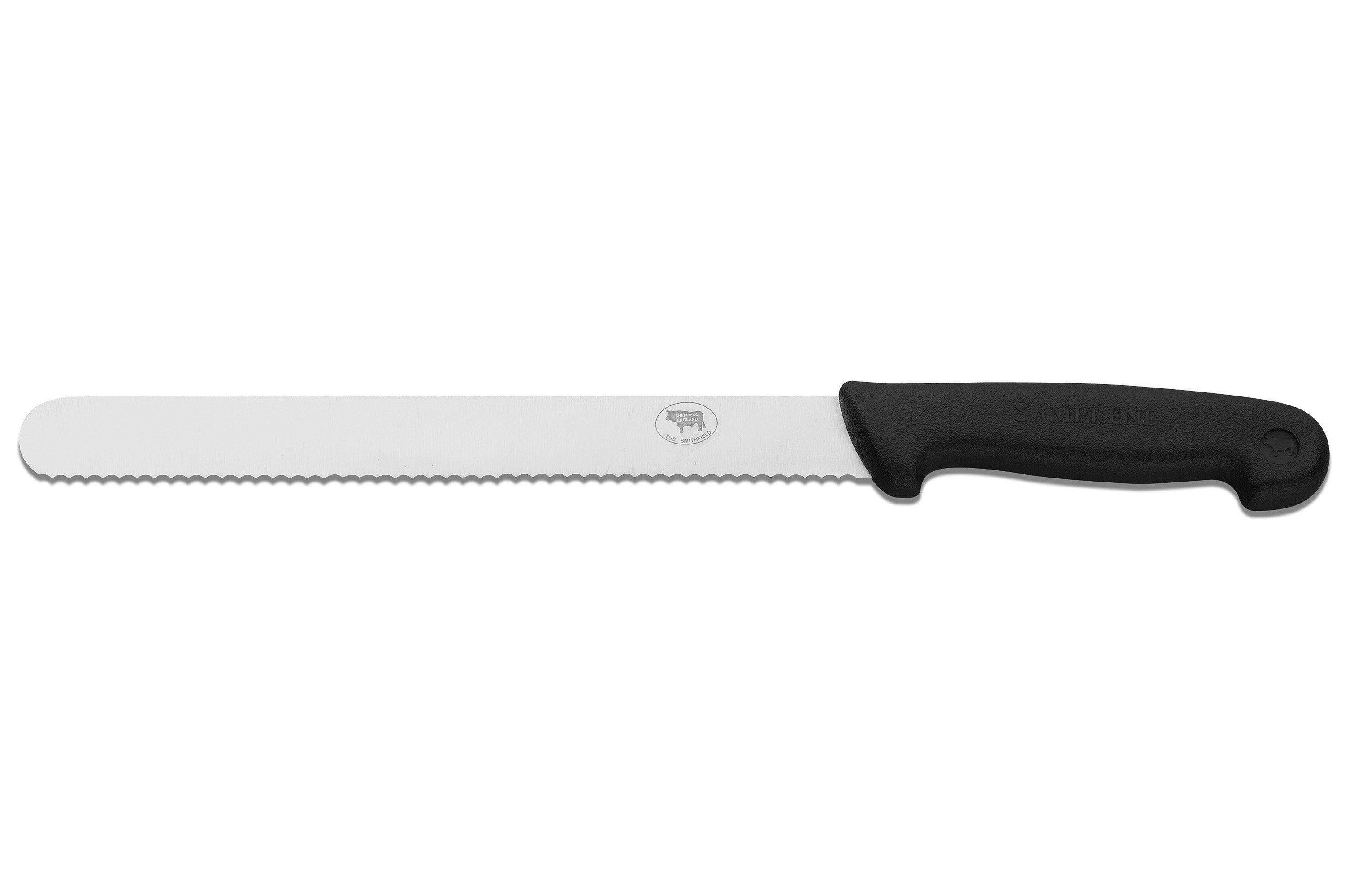 Staniforth Black Carving Serrated Knife 25.4cm