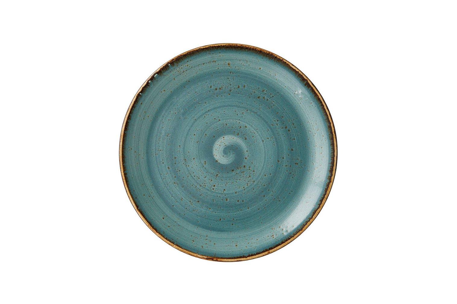 Steelite Craft Blue Coupe Plate 23cm
