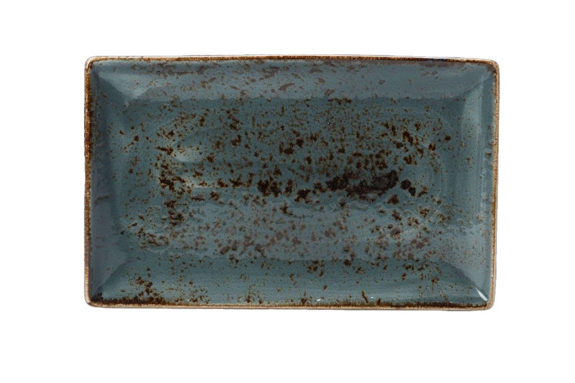 Steelite Craft Blue Rectangle Plate 27x16.75cm