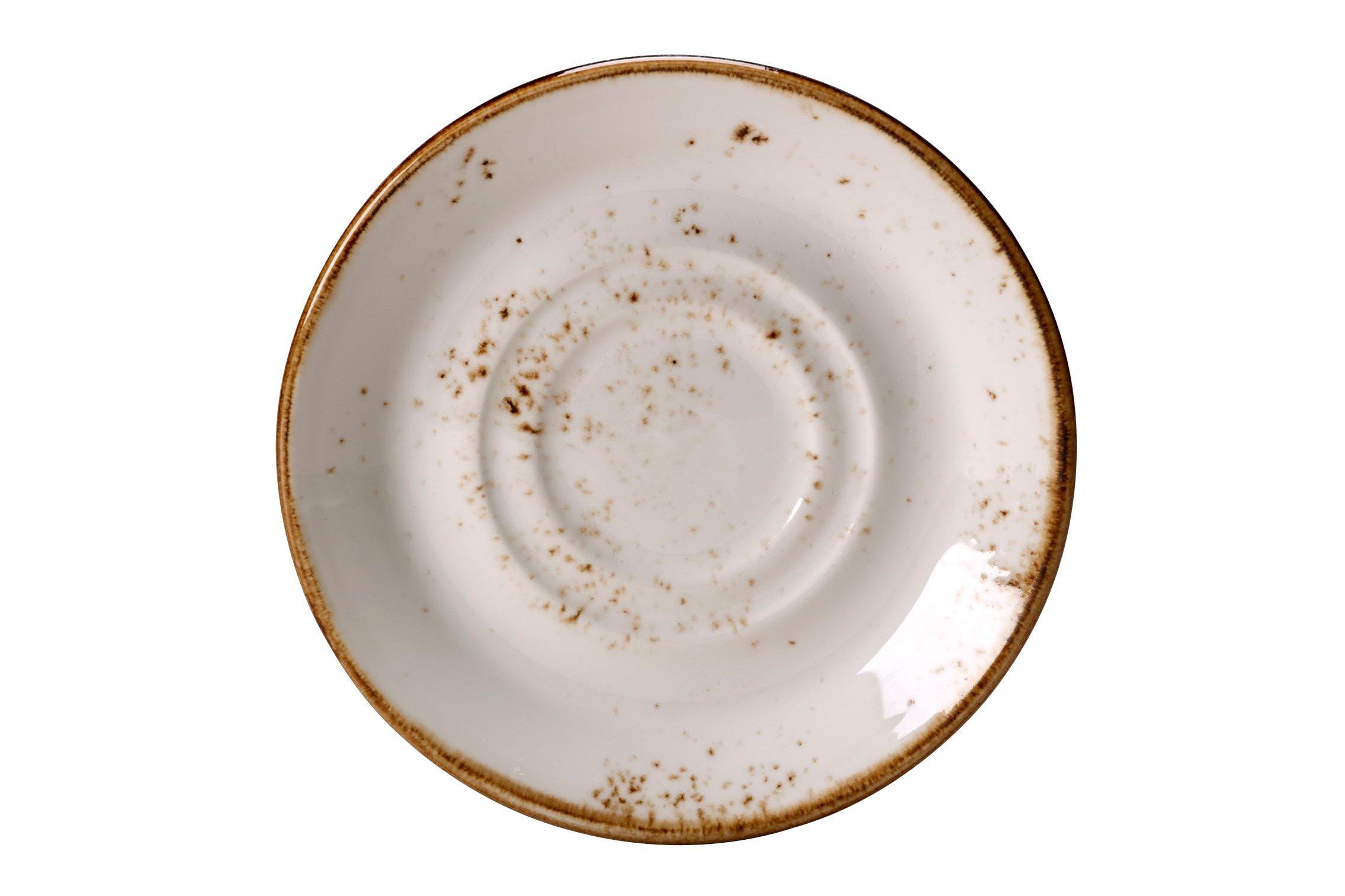Steelite Craft White Double Well Saucer 14.5cm