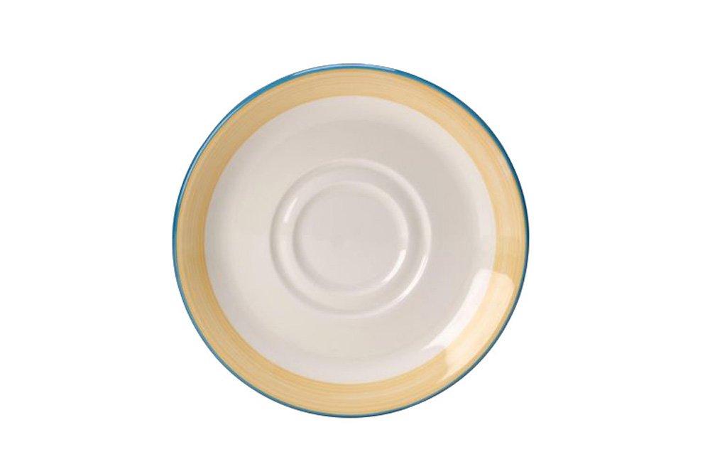 Steelite Freedom Rio Yellow Slimline Saucer 14.5cm