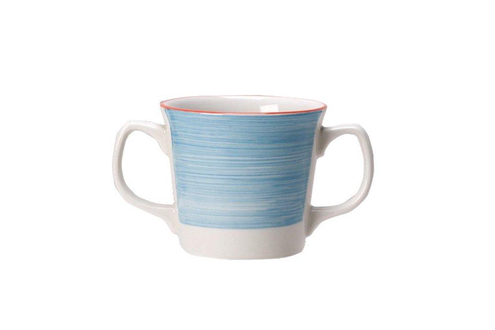 Steelite Freedom Rio Blue Double Handled Mug 284ml