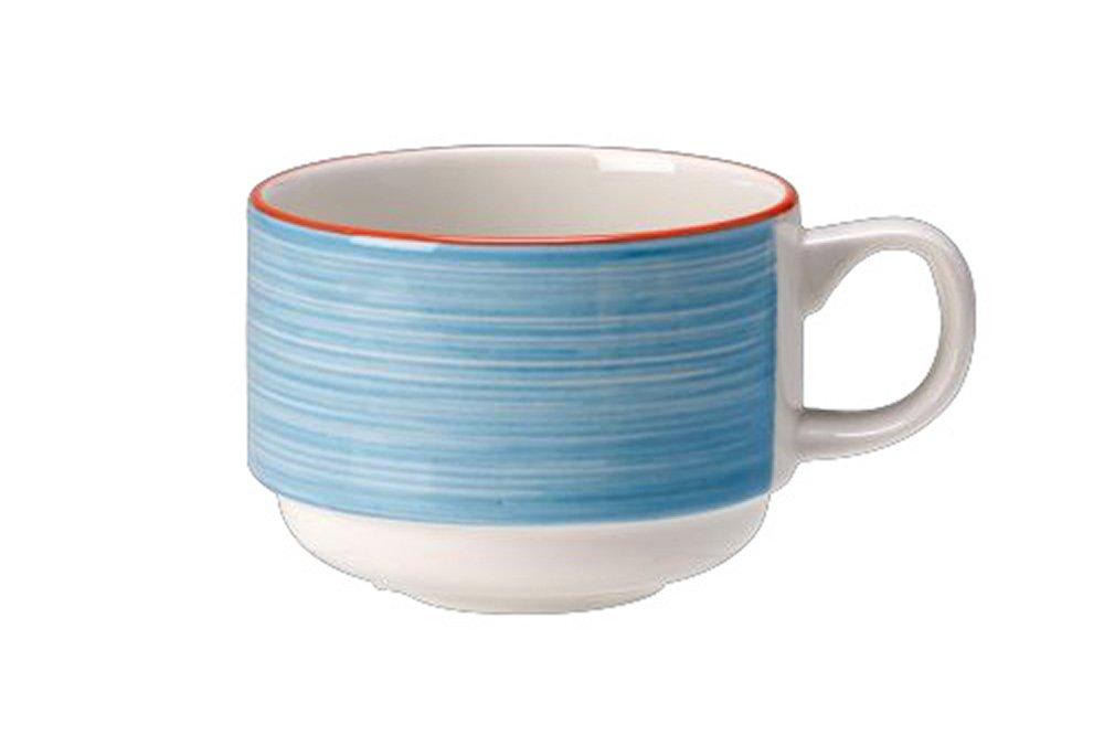 Steelite Freedom Rio Blue Slimline Stacking Cup 200ml