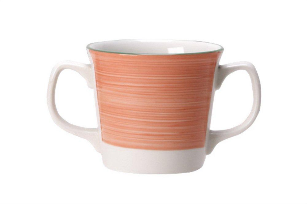 Steelite Freedom Rio Pink Double Handled Mug 284ml