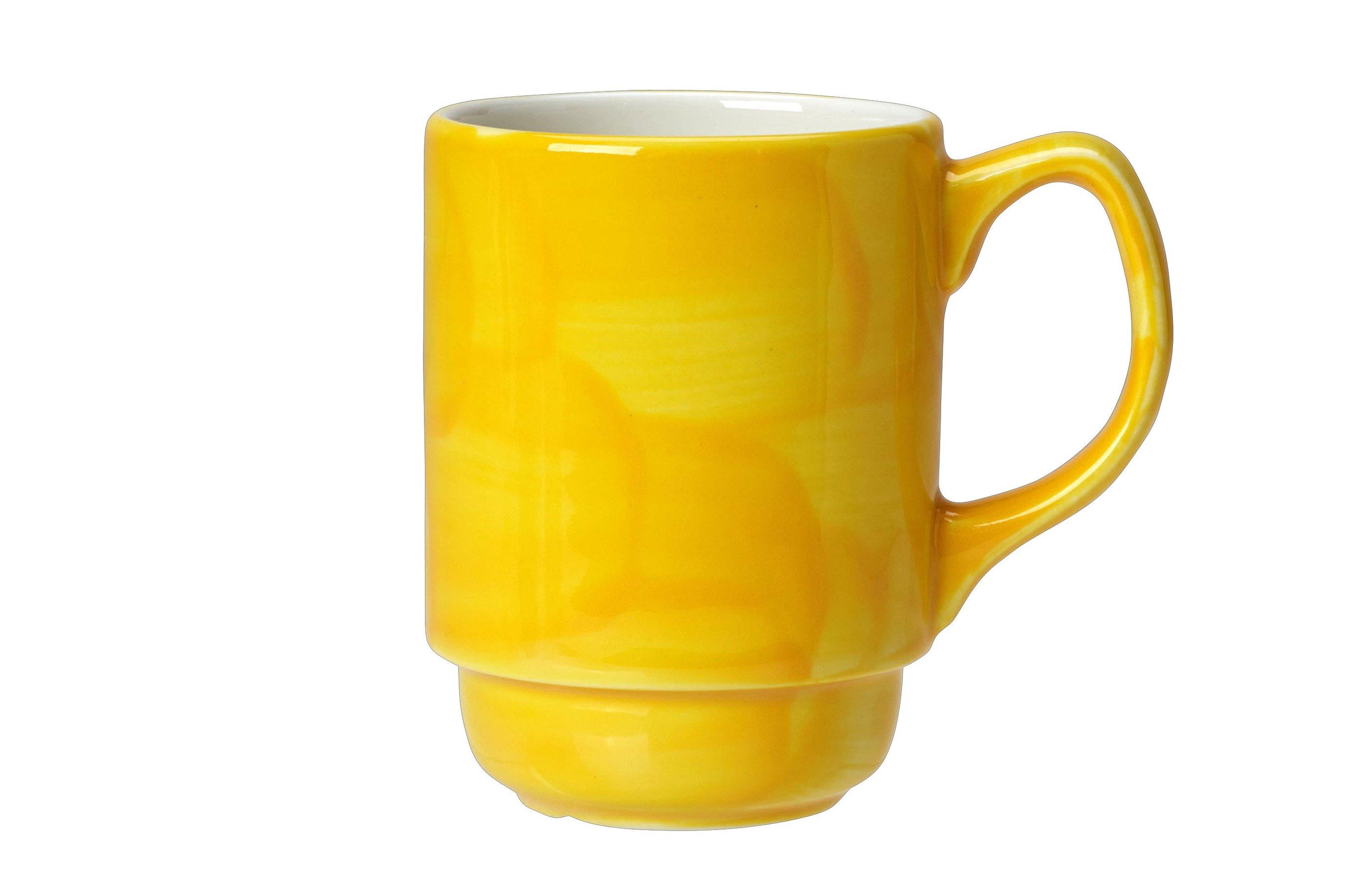 Steelite Freedom Yellow (Ceramic) Stacking Beaker 260ml