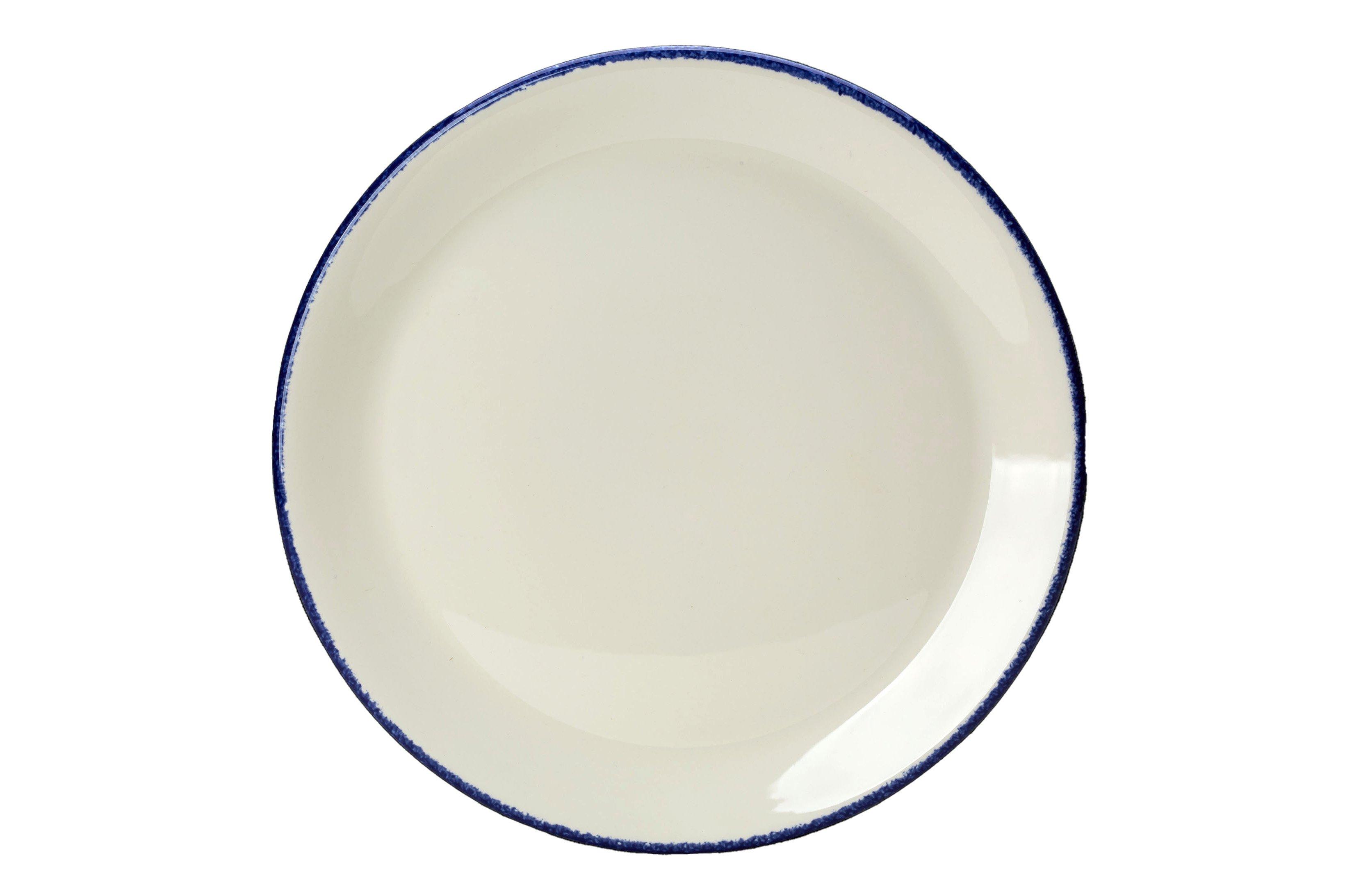 Steelite Blue Dapple Coupe Plate 25.4cm