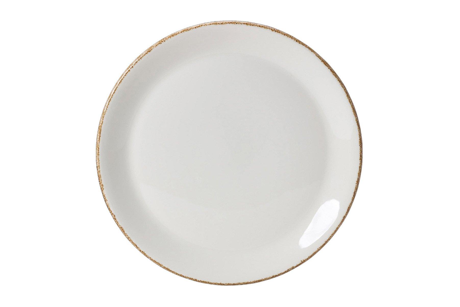 Steelite Brown Dapple Coupe Plate 25.4cm