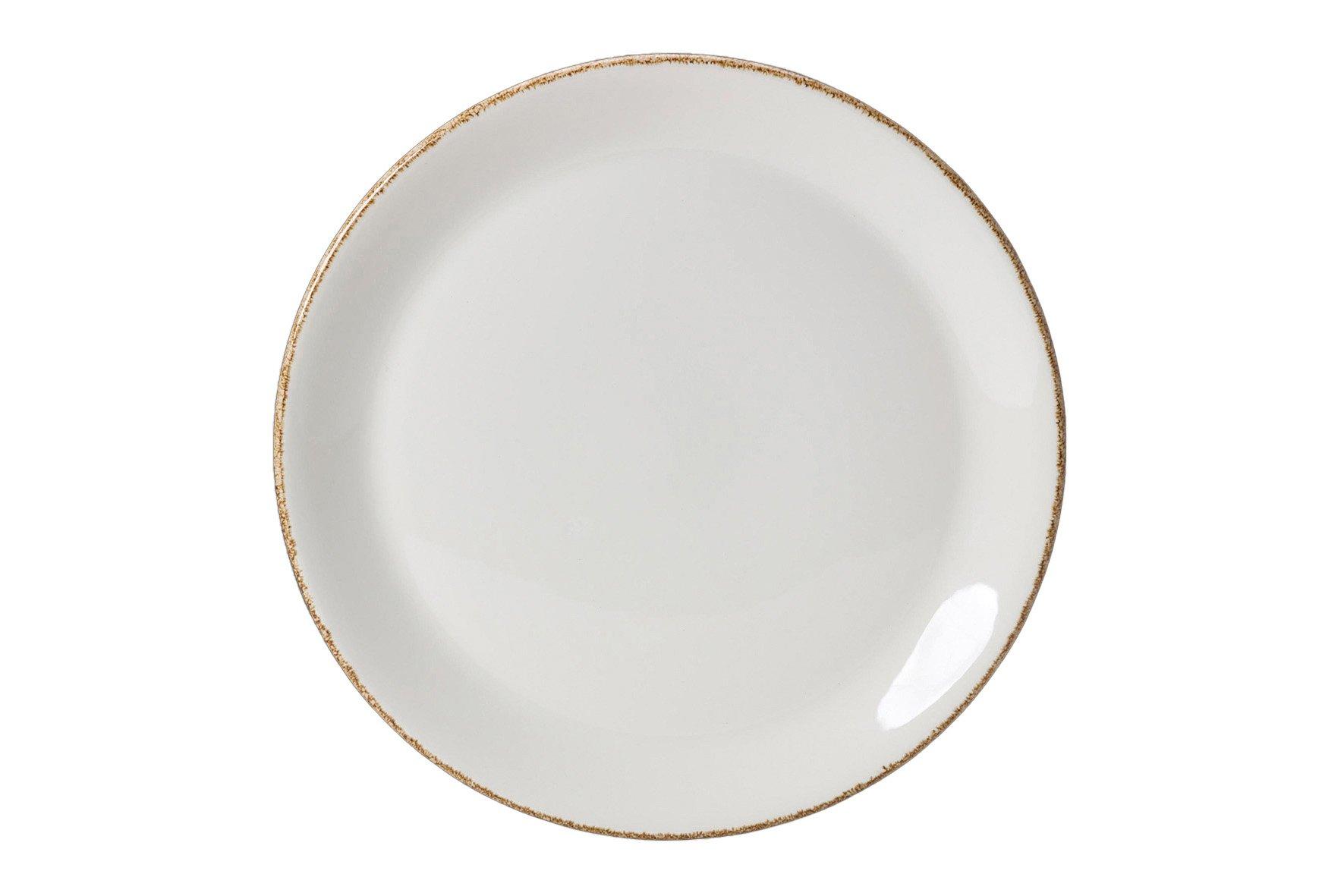 Steelite Brown Dapple Coupe Plate 20cm