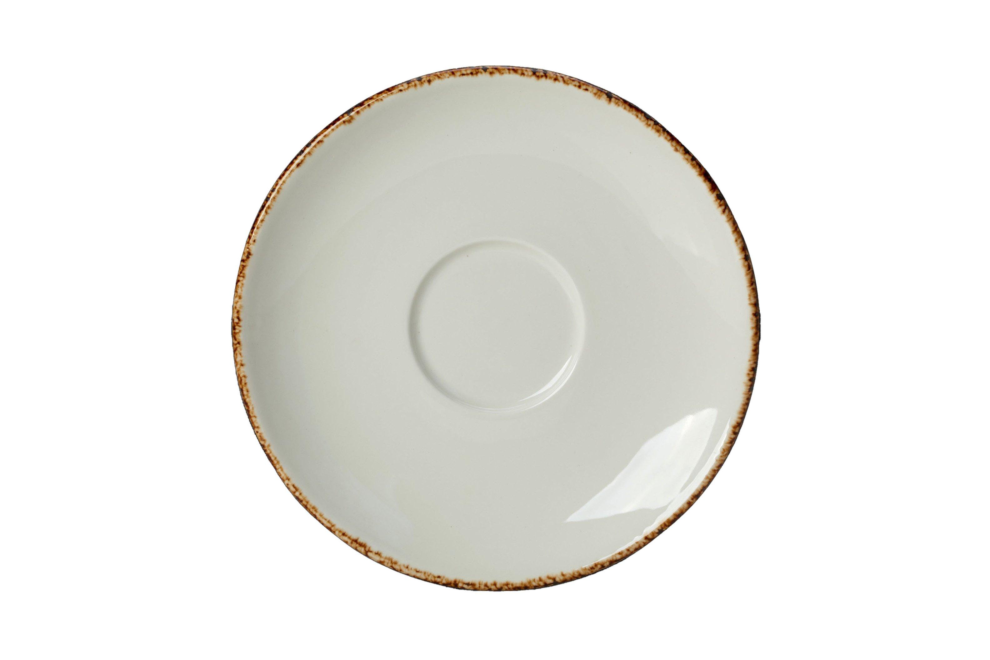 Steelite Brown Dapple Saucer Liv 15cm