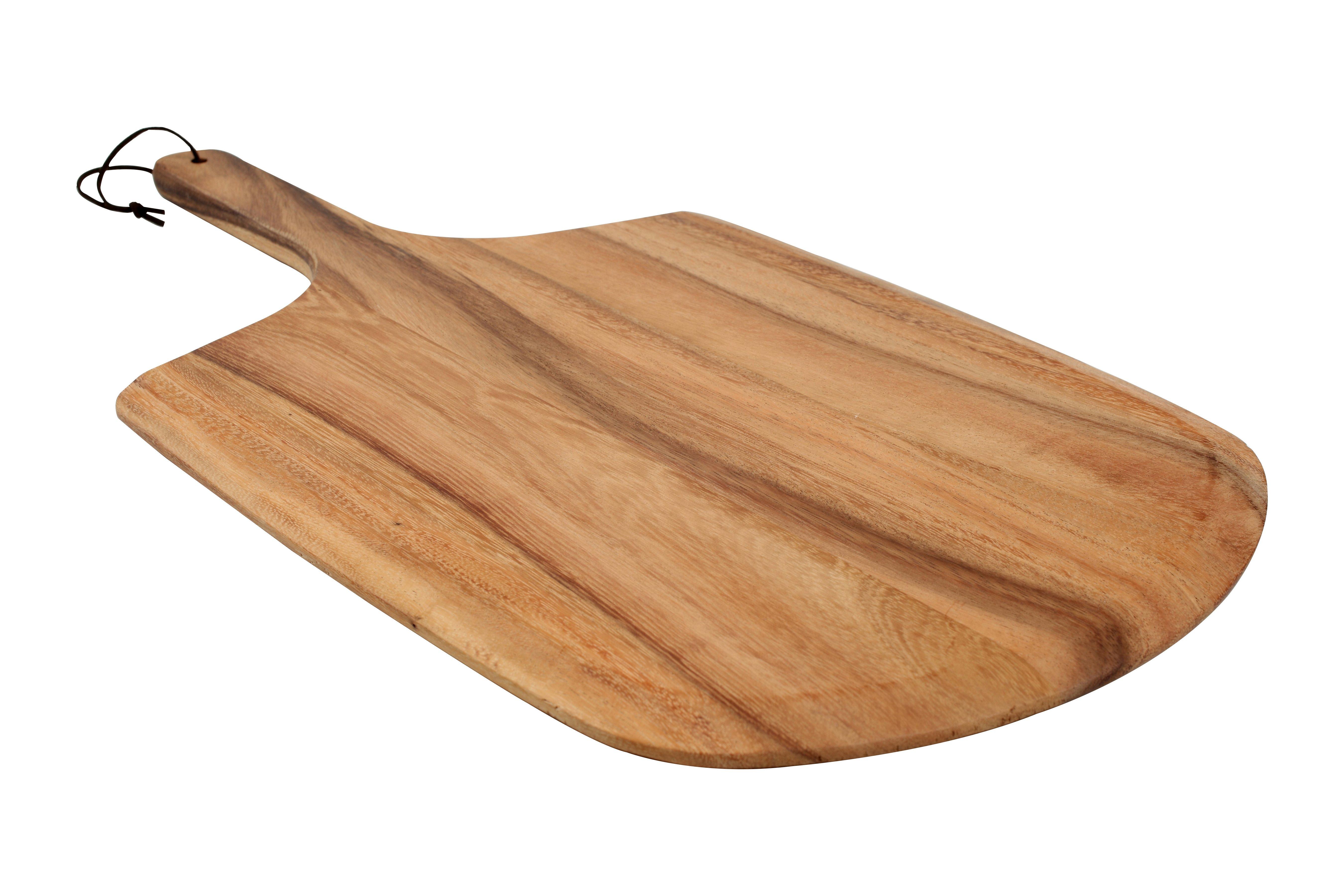 T&G Baroque Pizza Paddle in Rustic Acacia