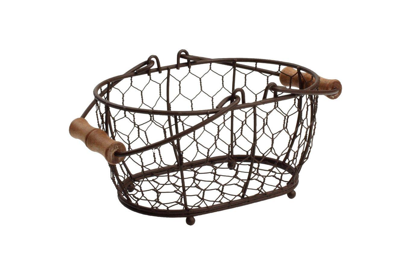 T&G Provence Small Oval Basket with Handles