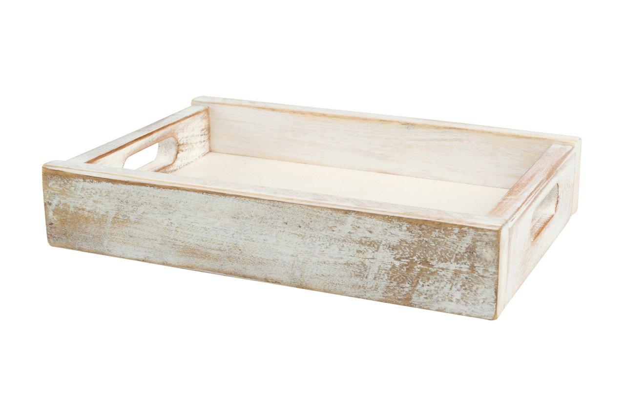 T&G Nordic White Wooden Crate