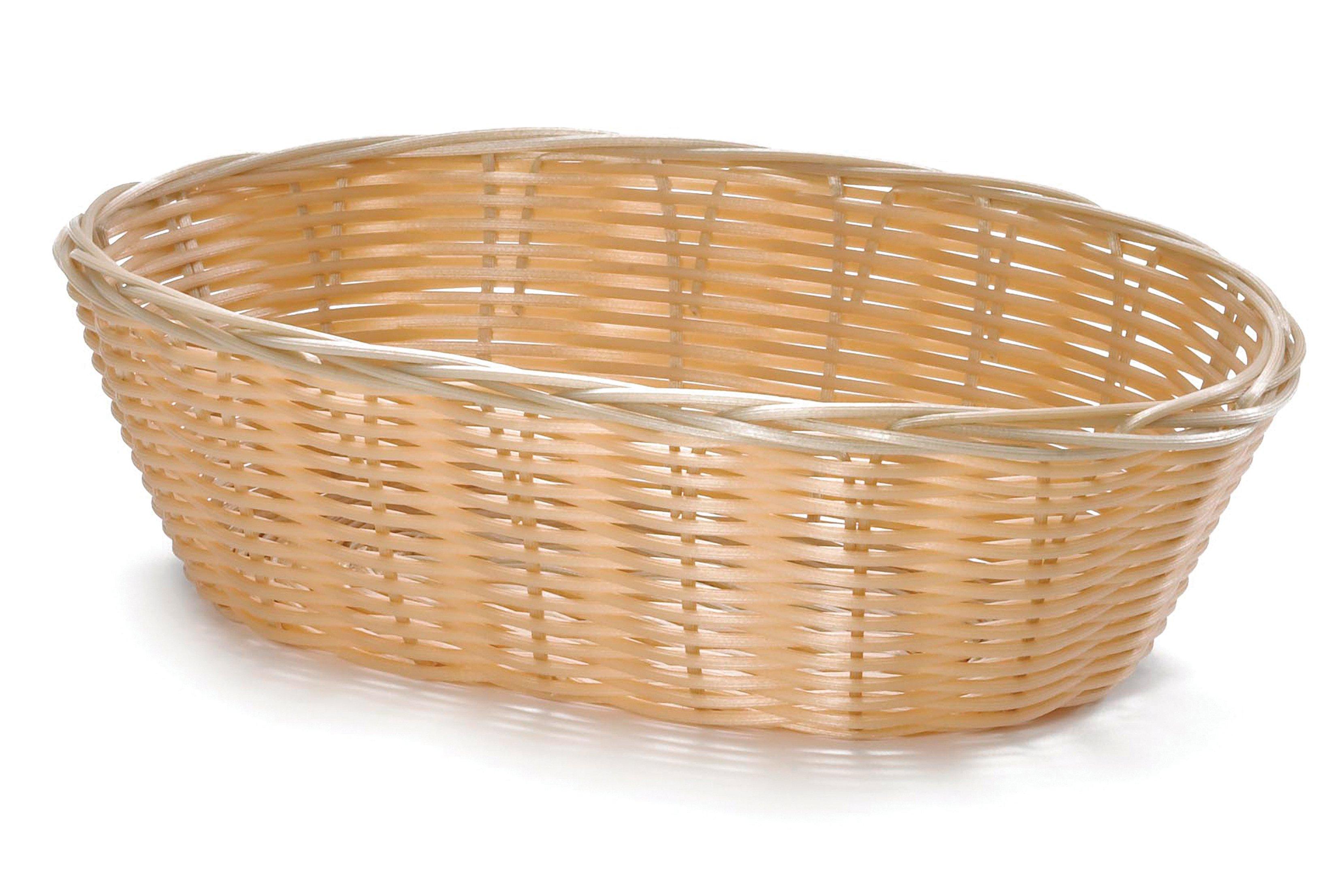 Oval Polypropylene Covered Wire Basket 25cm