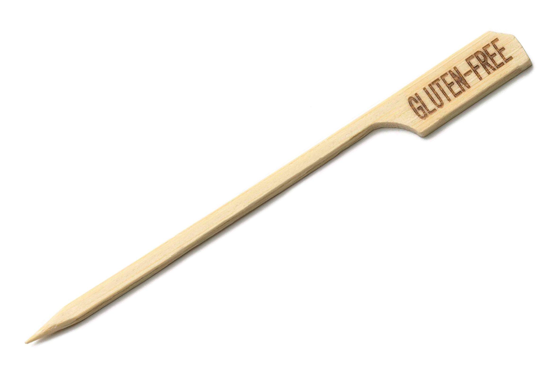 Bamboo Paddle Pick "Gluten-Free"