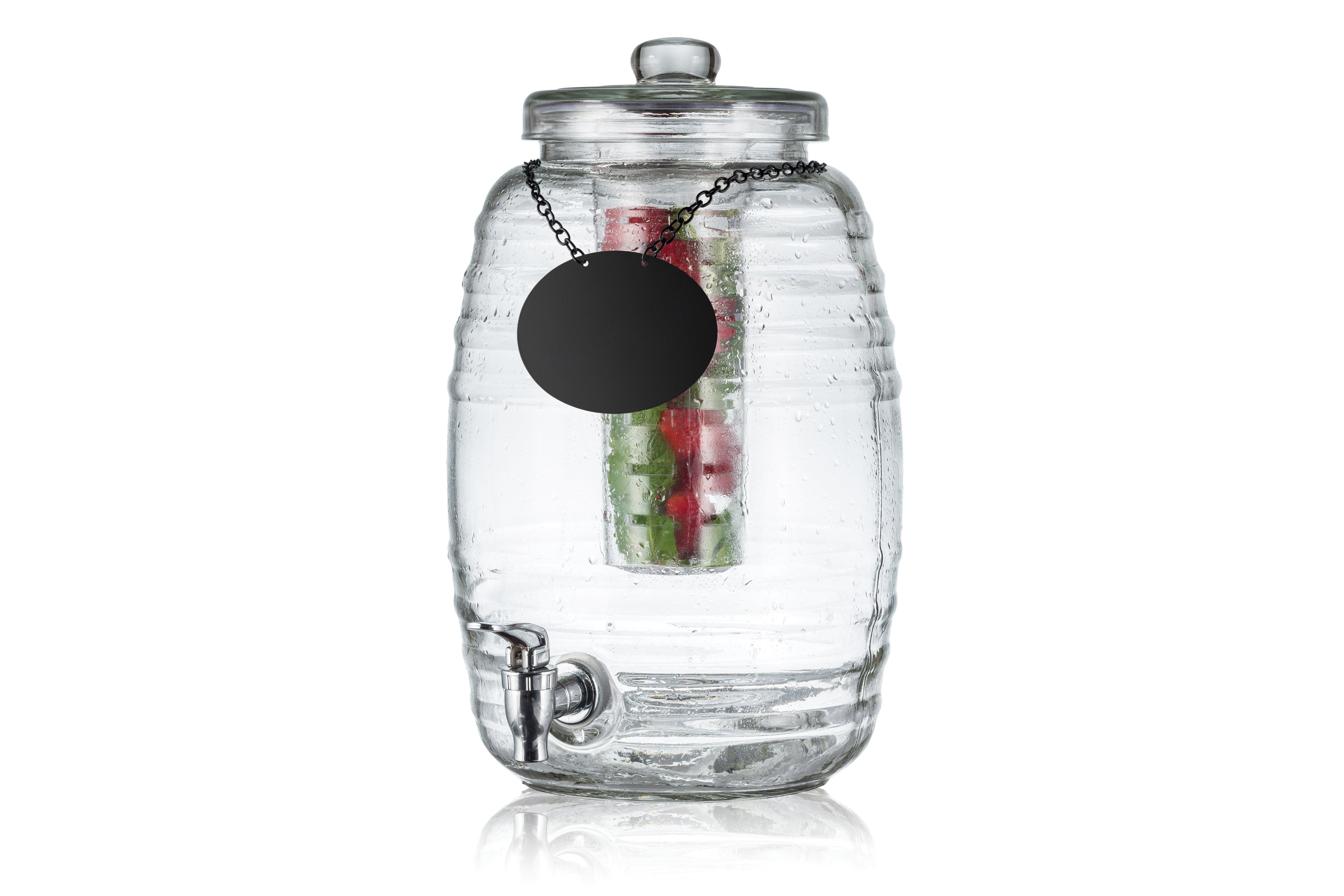 Beehive Glass Beverage Dispenser