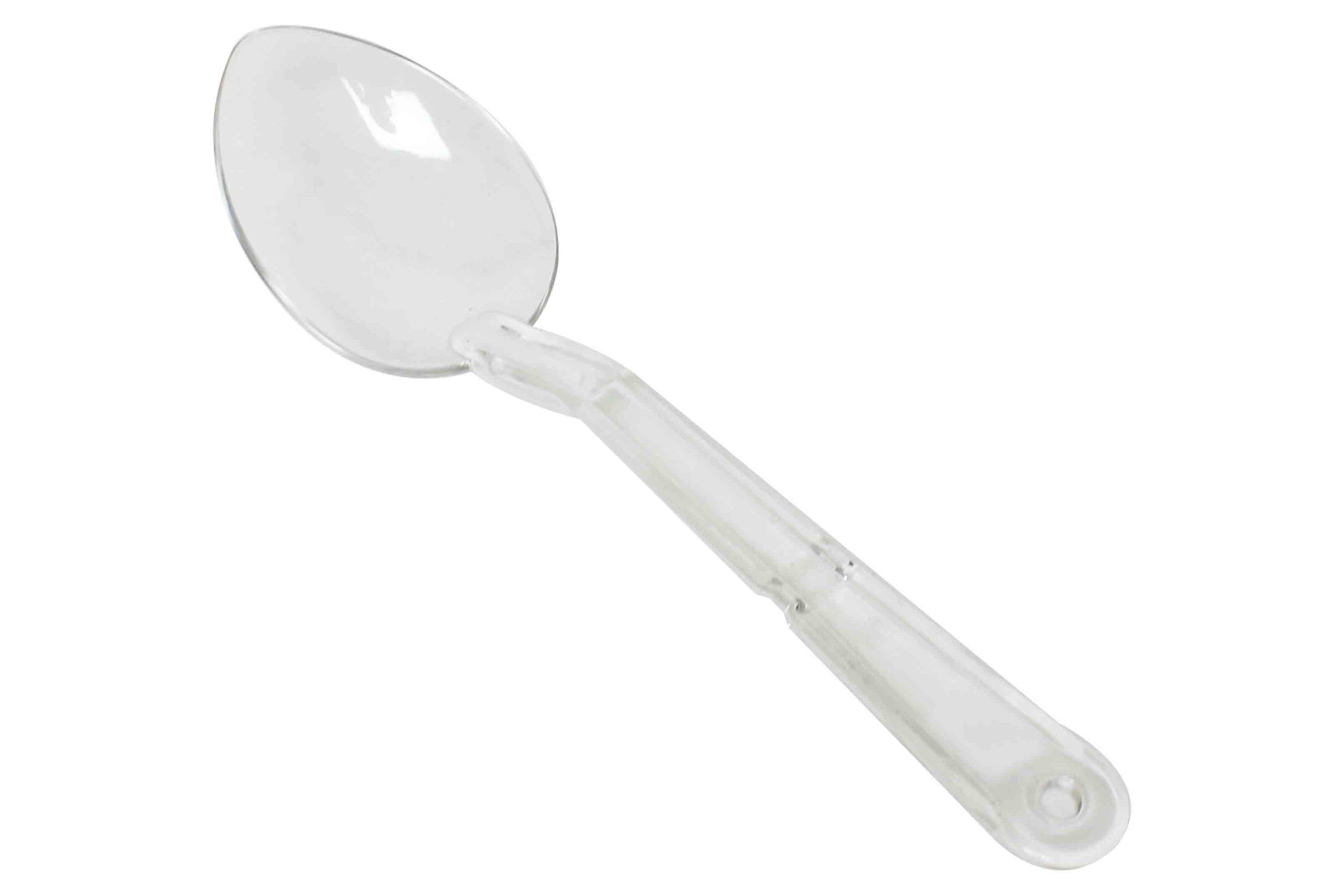 Polycarbonate Clear High Heat Solid Spoon 28cm