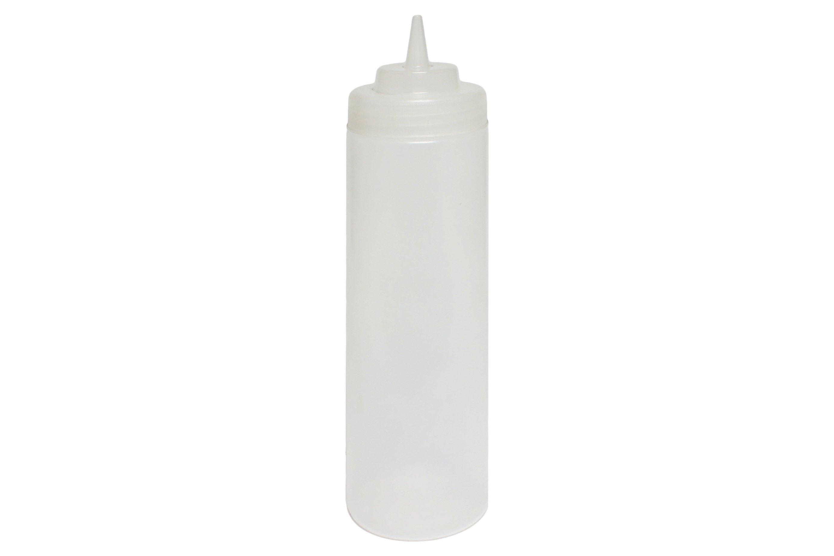 Clear Wide Mouth Squeezy Sauce Bottle 720ml