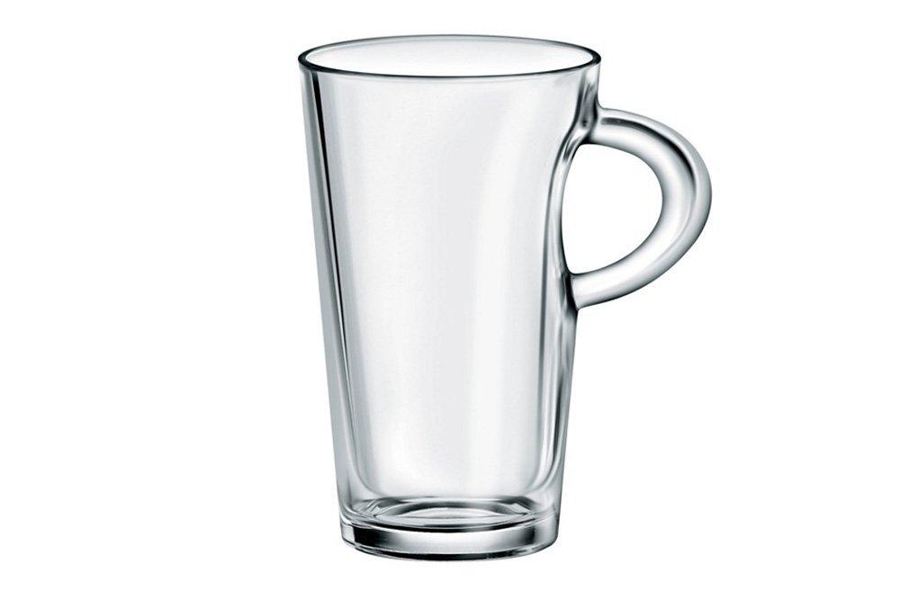 Elba Latte Glass Mug 245ml