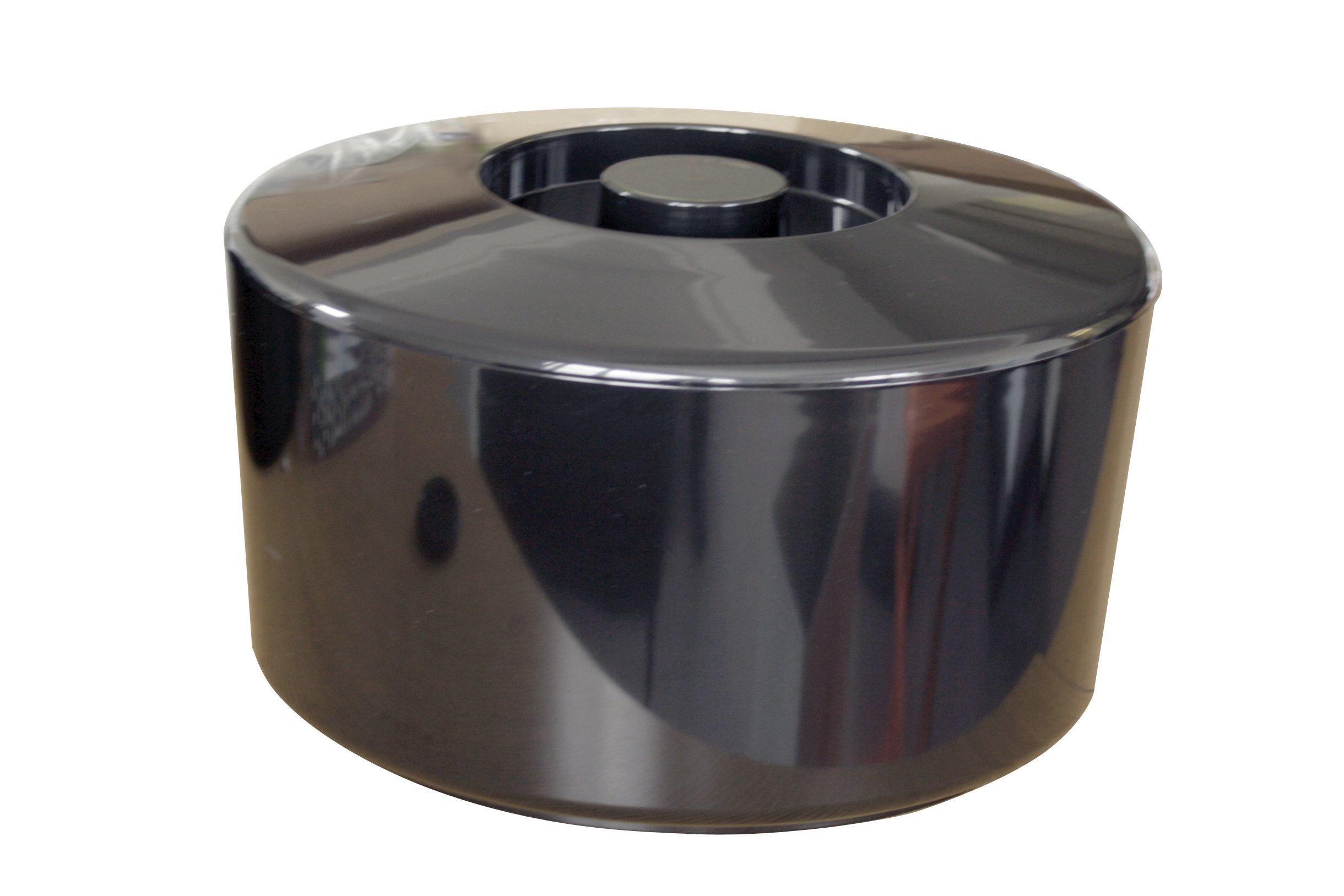 Black Ice Bucket with Lid