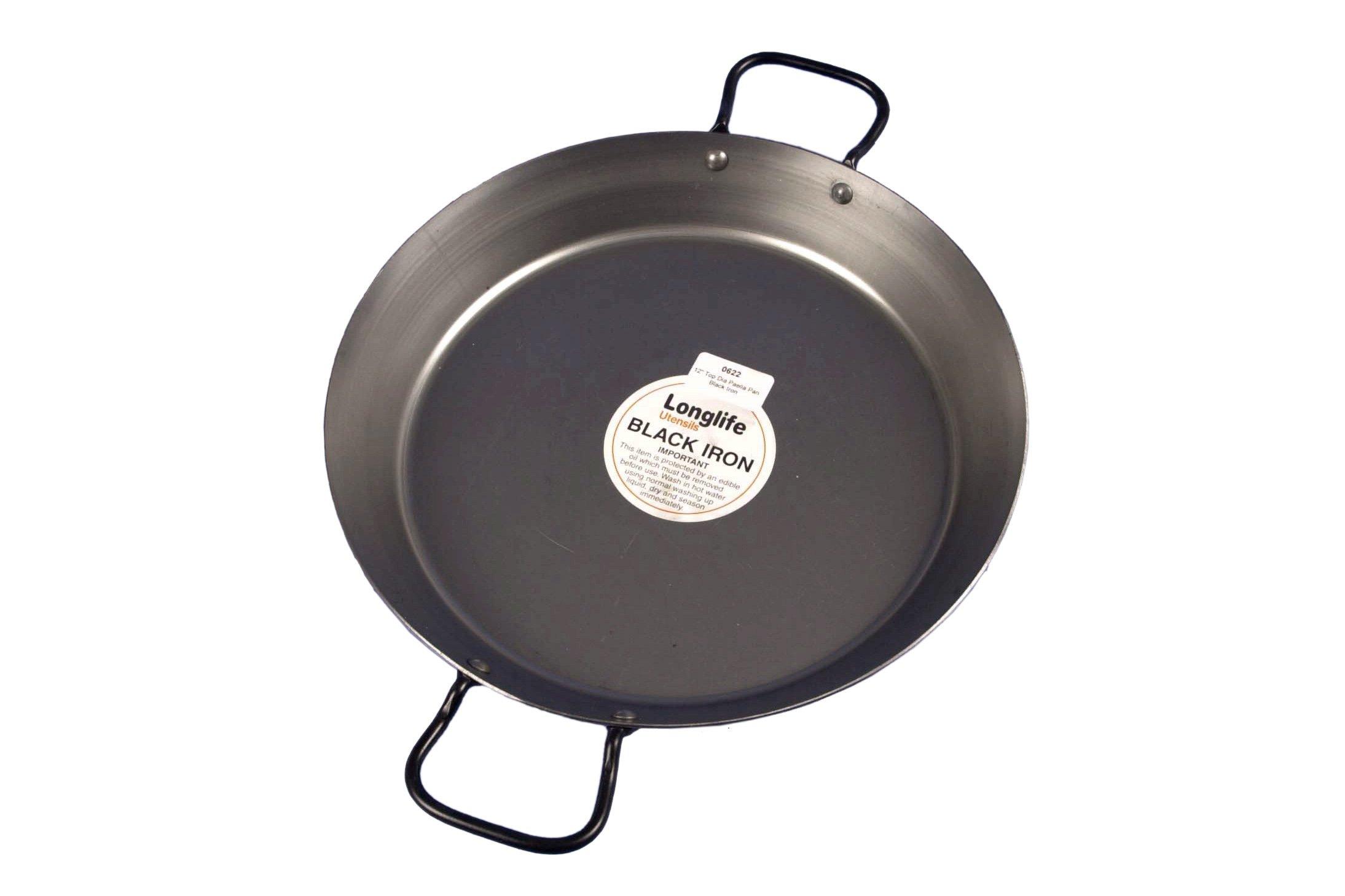 Black Iron Paella Pan 30cm