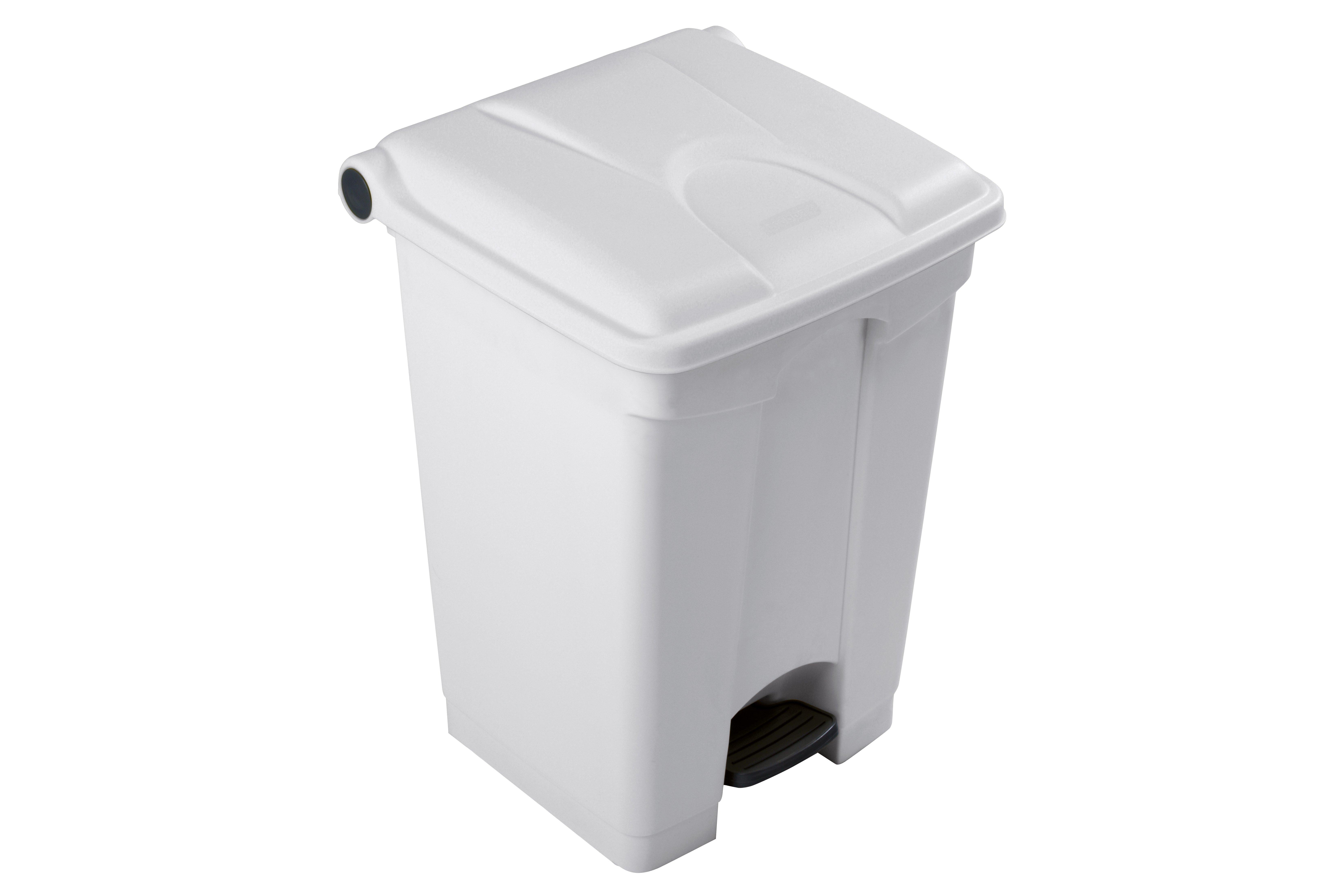 White 45 Litre Step On Container