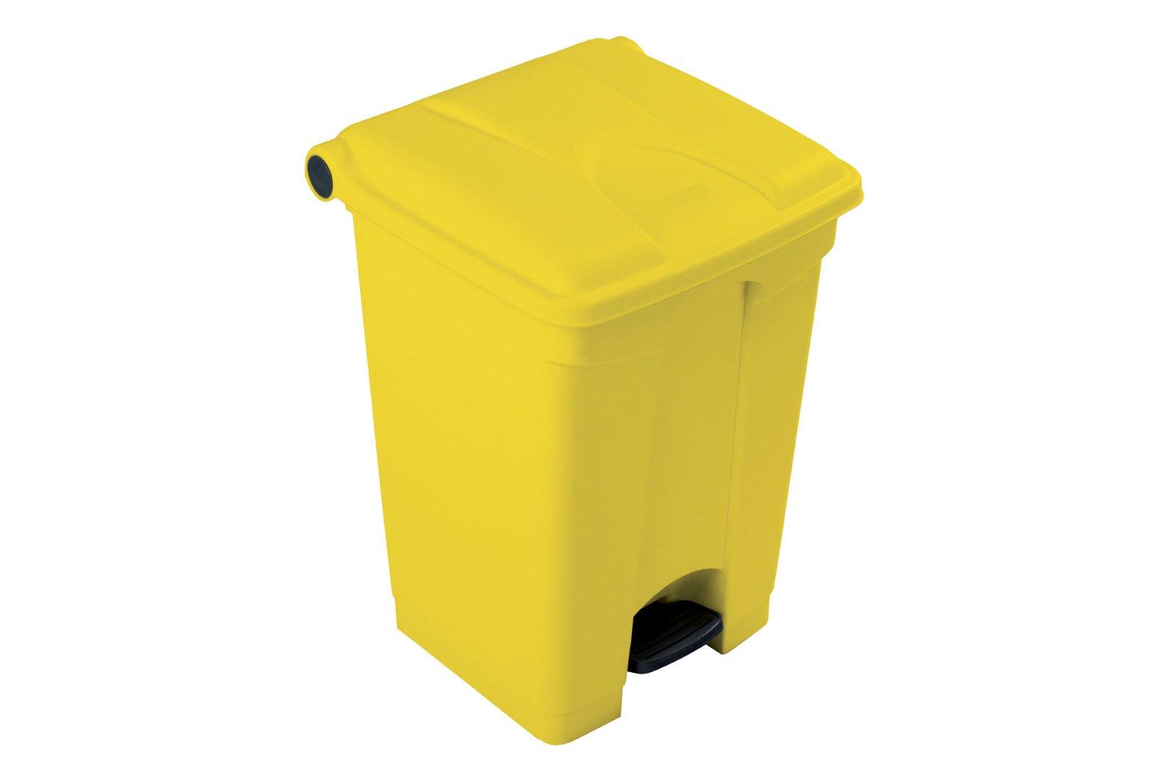Yellow 45 Litre Step On Container