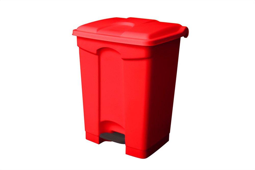 Red 70 Litre Step On Container