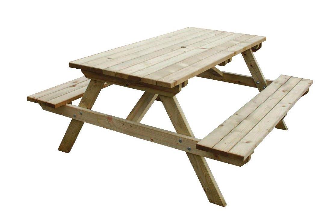 Rowlinson Wooden Picnic Bench 5ft