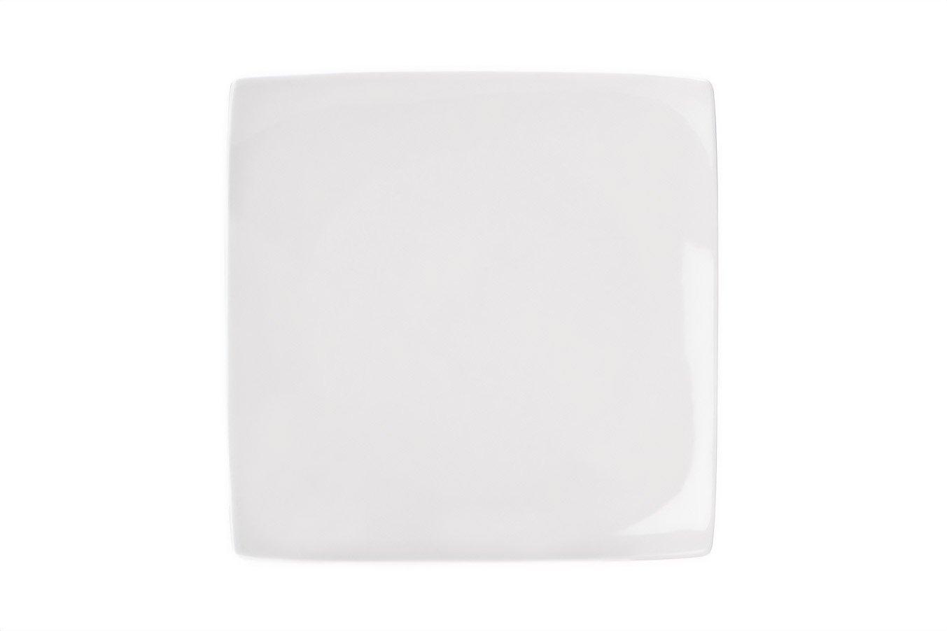 Utopia Pure White Square Plate 20.5cm