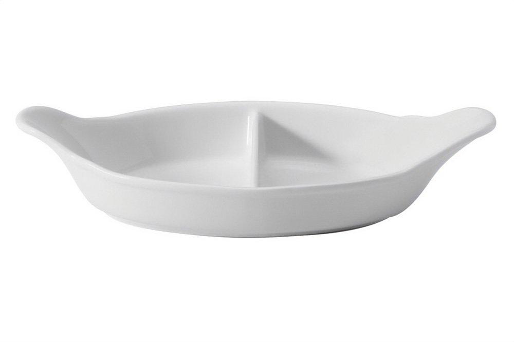 Utopia Titan Oval Eared Divided Dishes 28cm