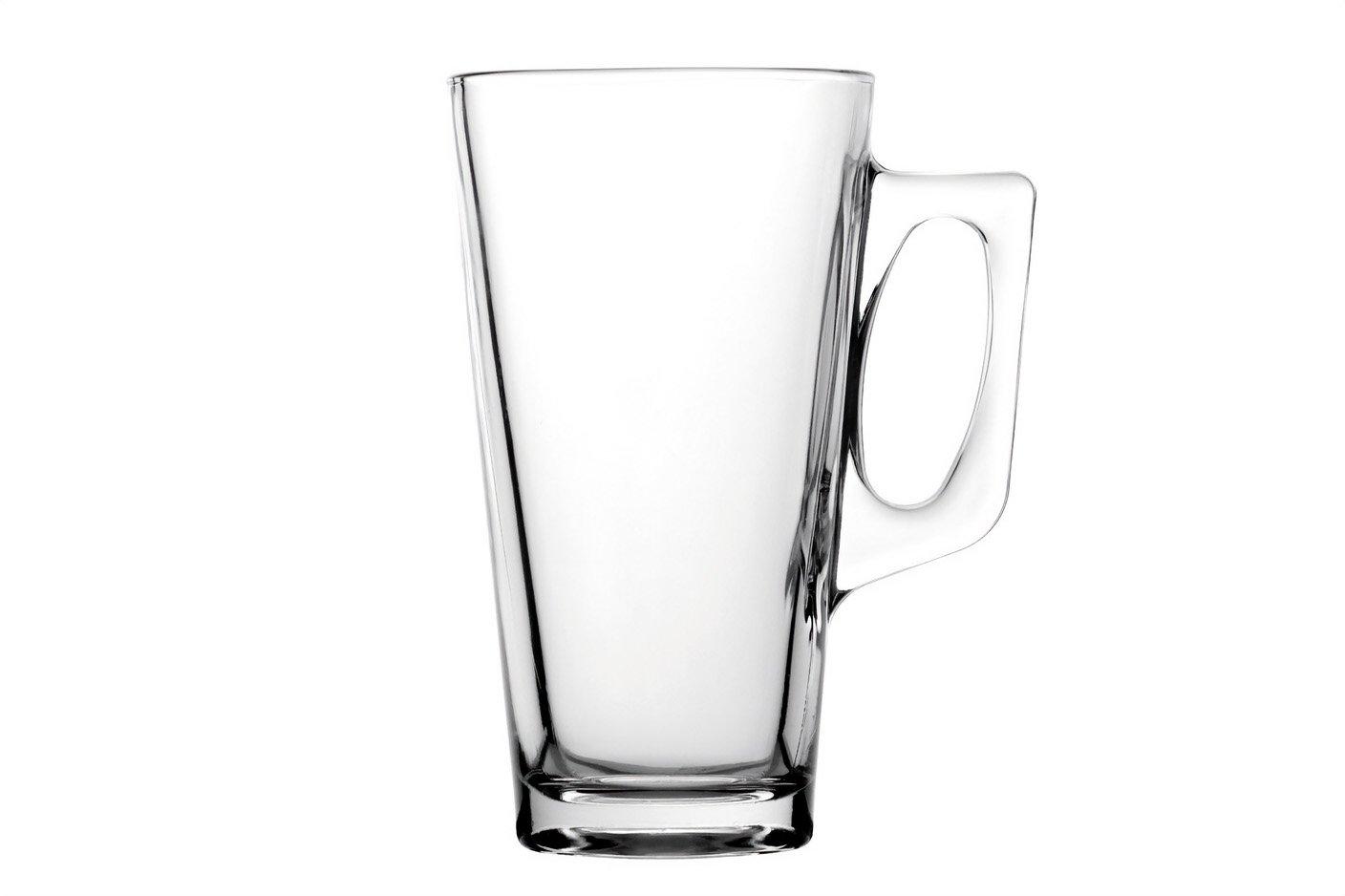 Conic Toughened Glass Coffee Mug 380ml