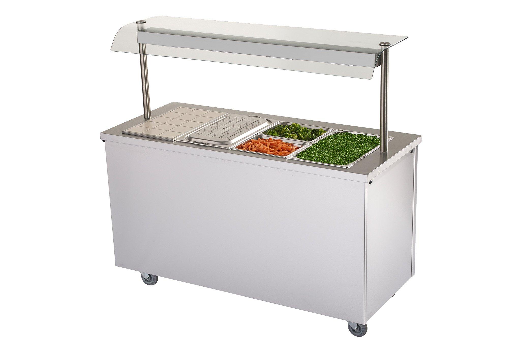 Victor BM40MSG Bain Marie Hot Cupboard with Heated Gantry