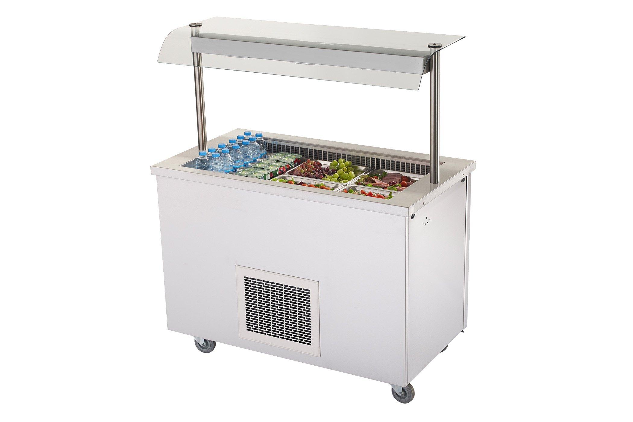 Victor RW30MSG Refrigerated Salad Well & Gantry