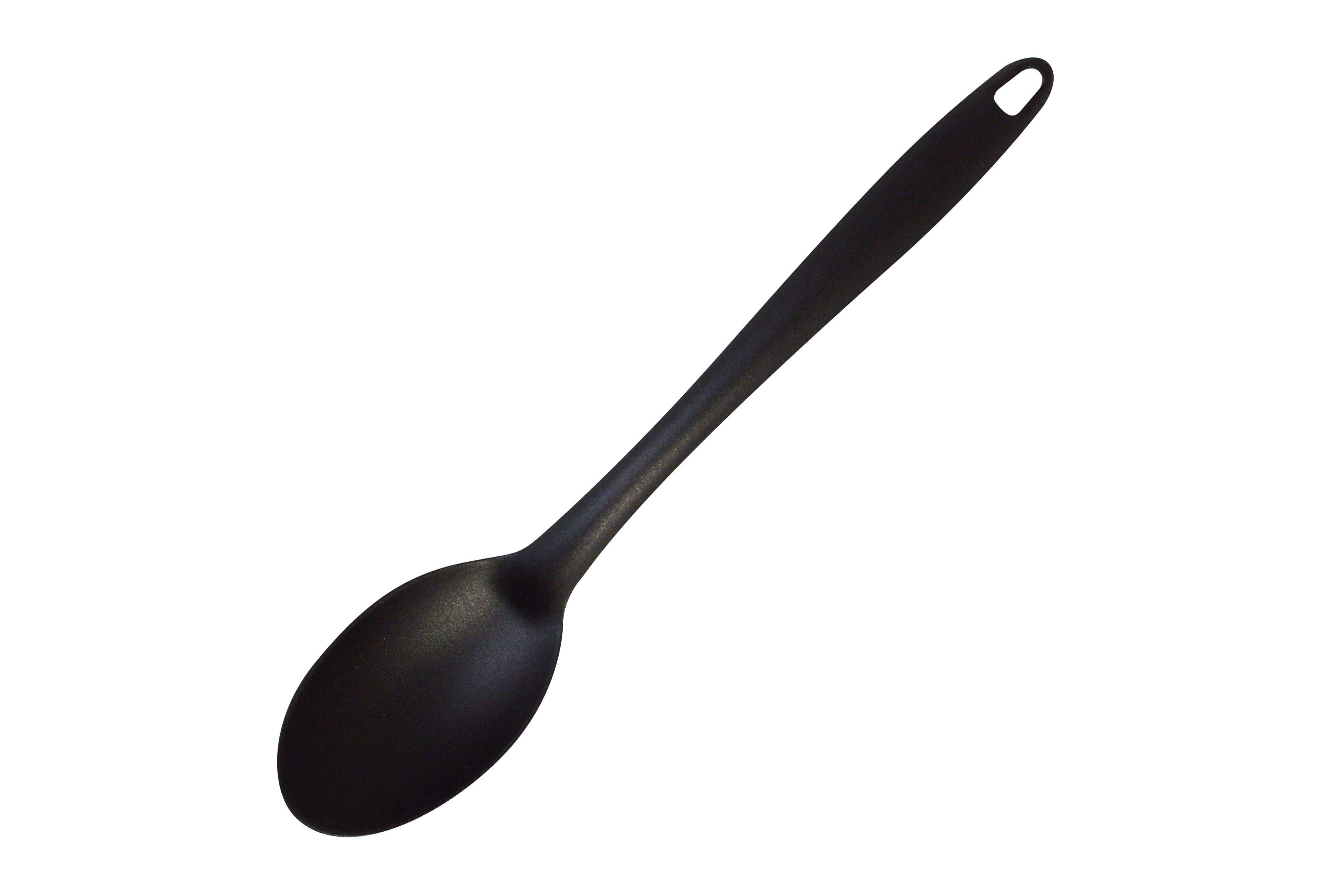 Black Nylon Solid Spoon 30cm