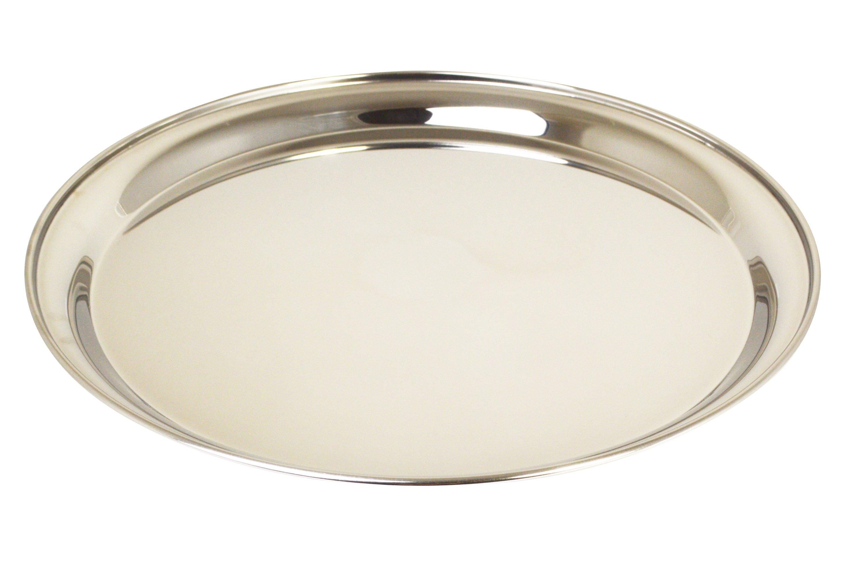Stainless Steel Round Tray 35cm